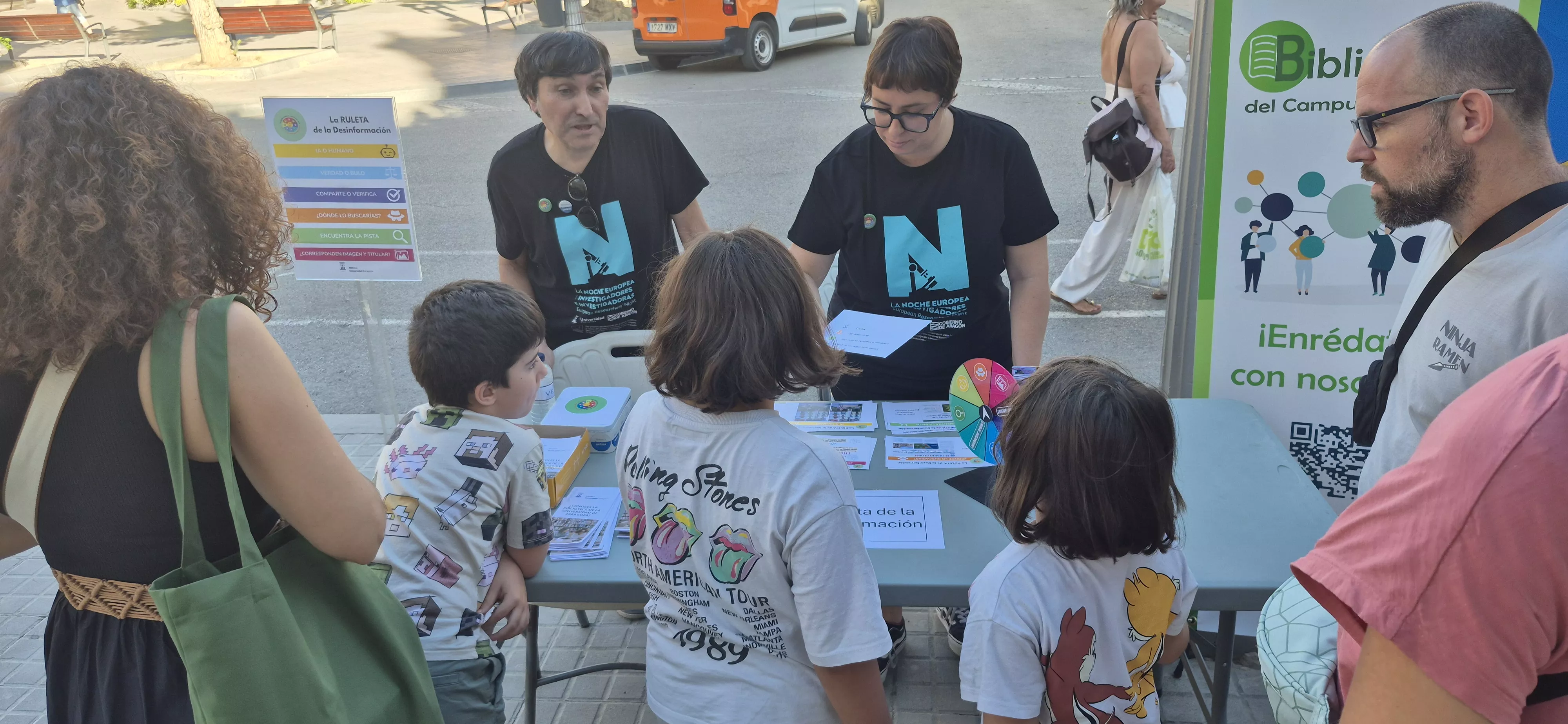 Noche Europea de los Investigadores, investigadoras y de la ciencia. Foto Myriam Martínez 