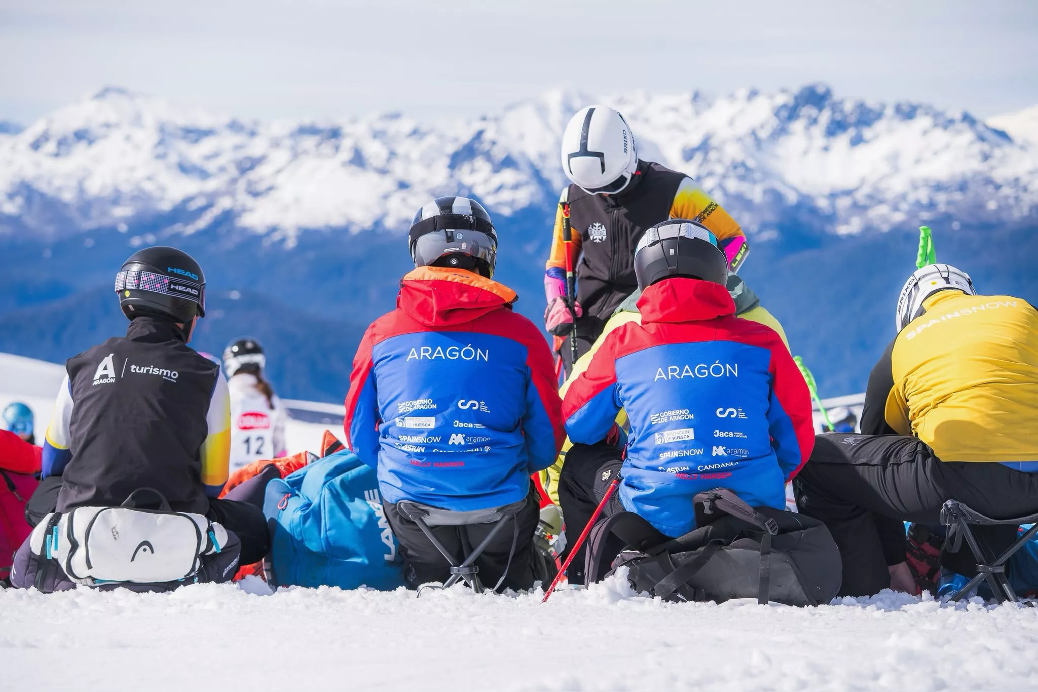 Pretemporada del CETDI Aragón Alpino en Chile. Foto: CETDI/Antillana Cumbre