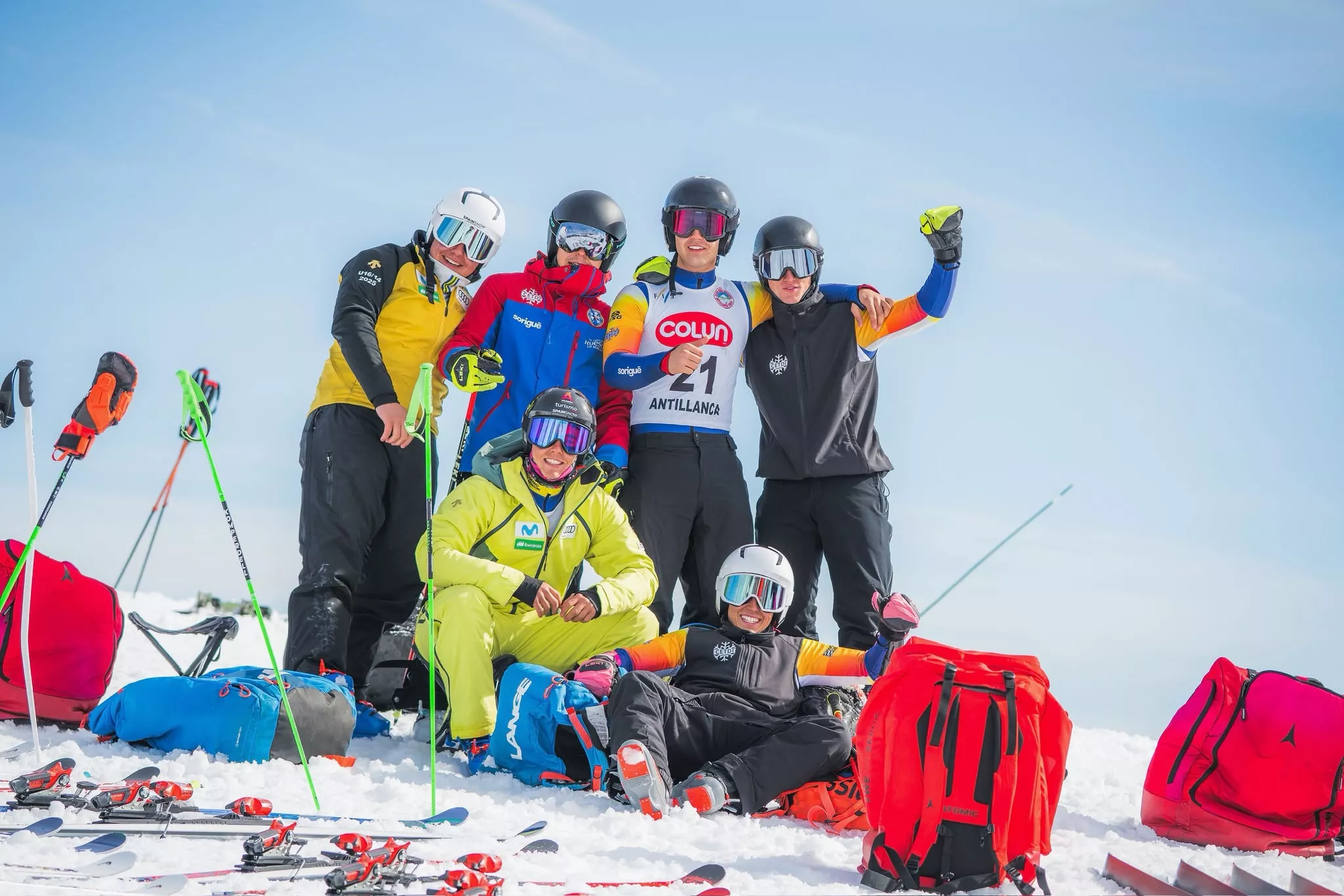 Pretemporada del CETDI Aragón Alpino en Chile. Foto: CETDI/Antillana Cumbre