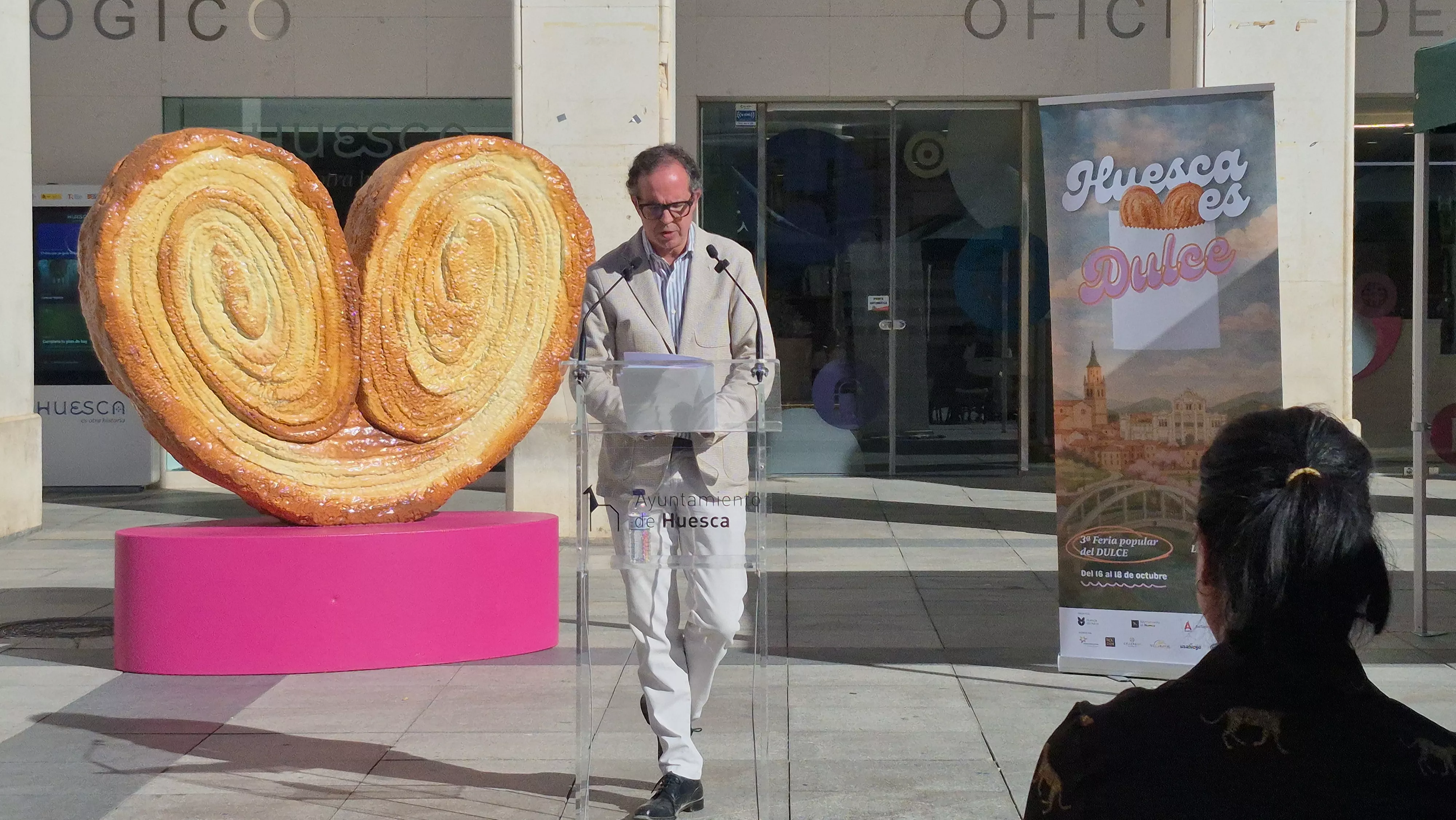 Jorge Orús. Presentación de la feria Huesca es Dulce. Foto Myriam Martínez
