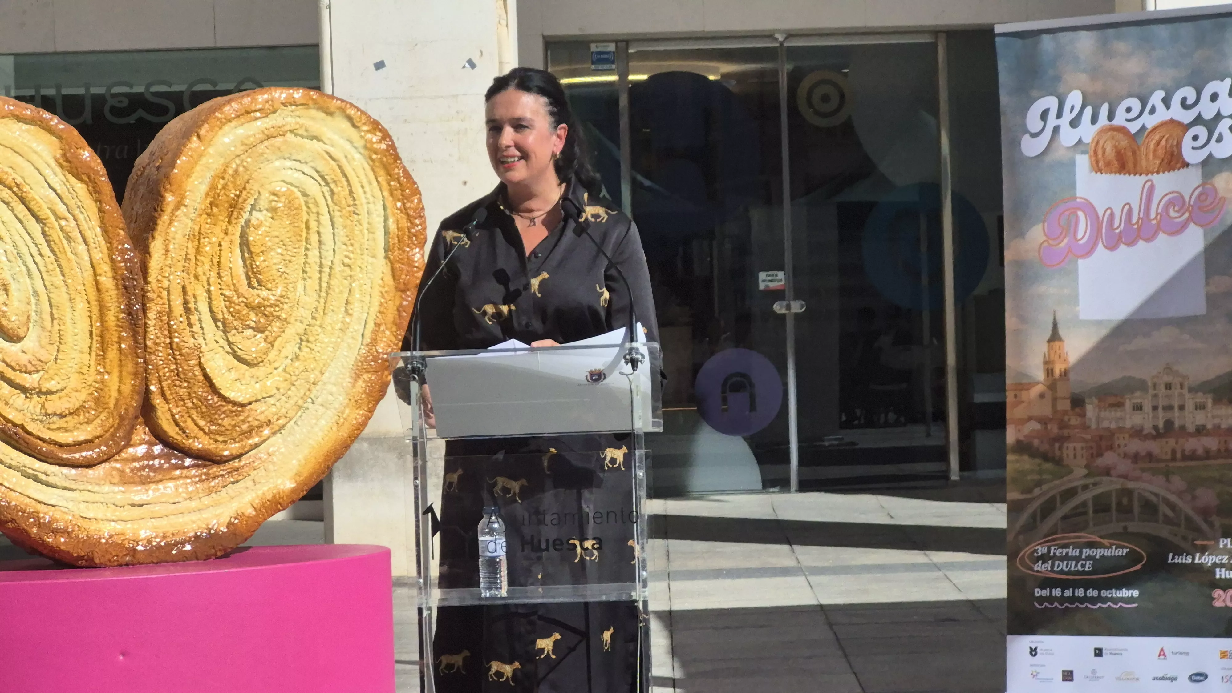 Lorena Orduna. Presentación de la feria Huesca es Dulce. Foto Myriam Martínez