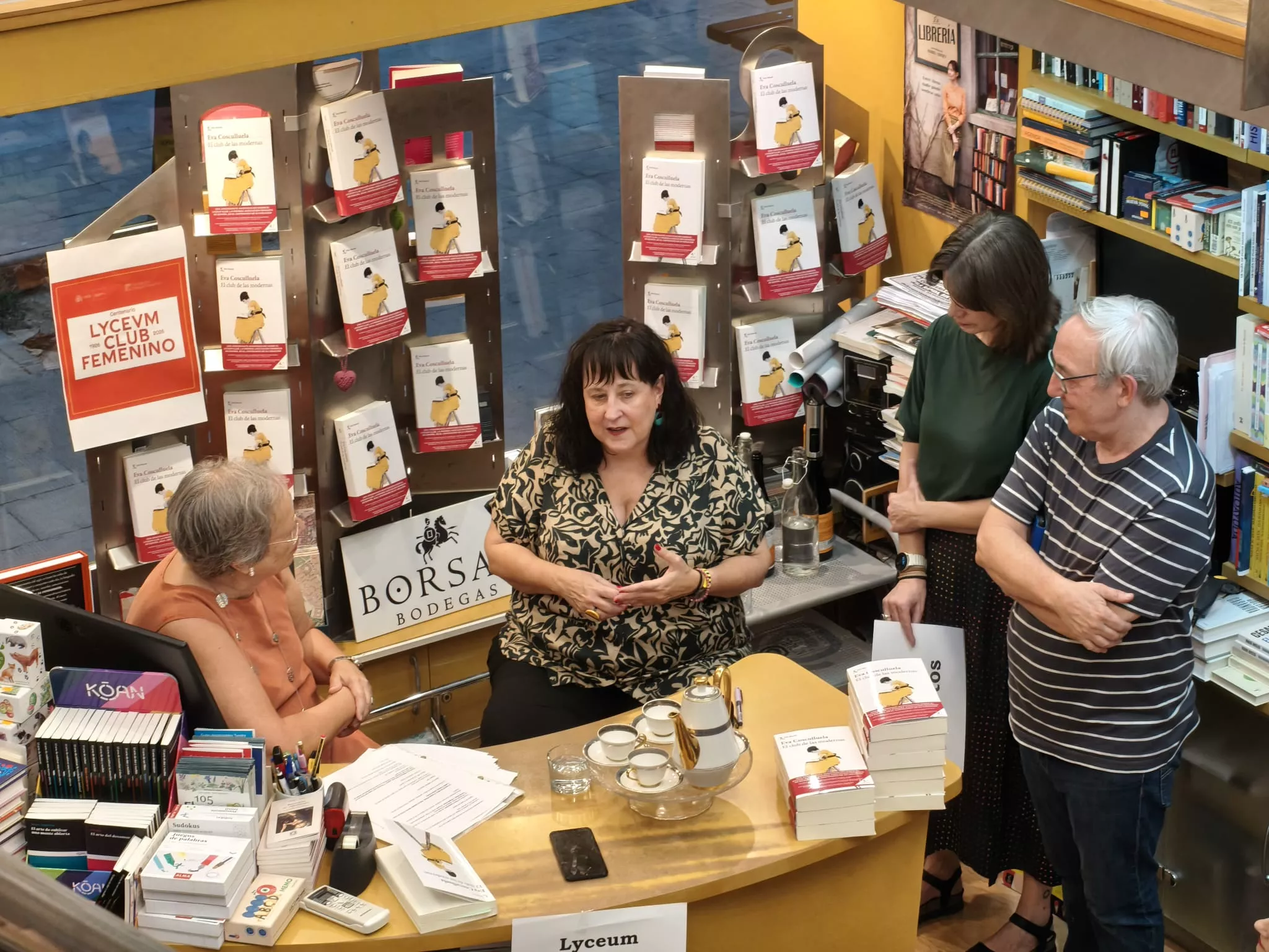 Presentación del Club de las modernas de Eva Cosculluela. 