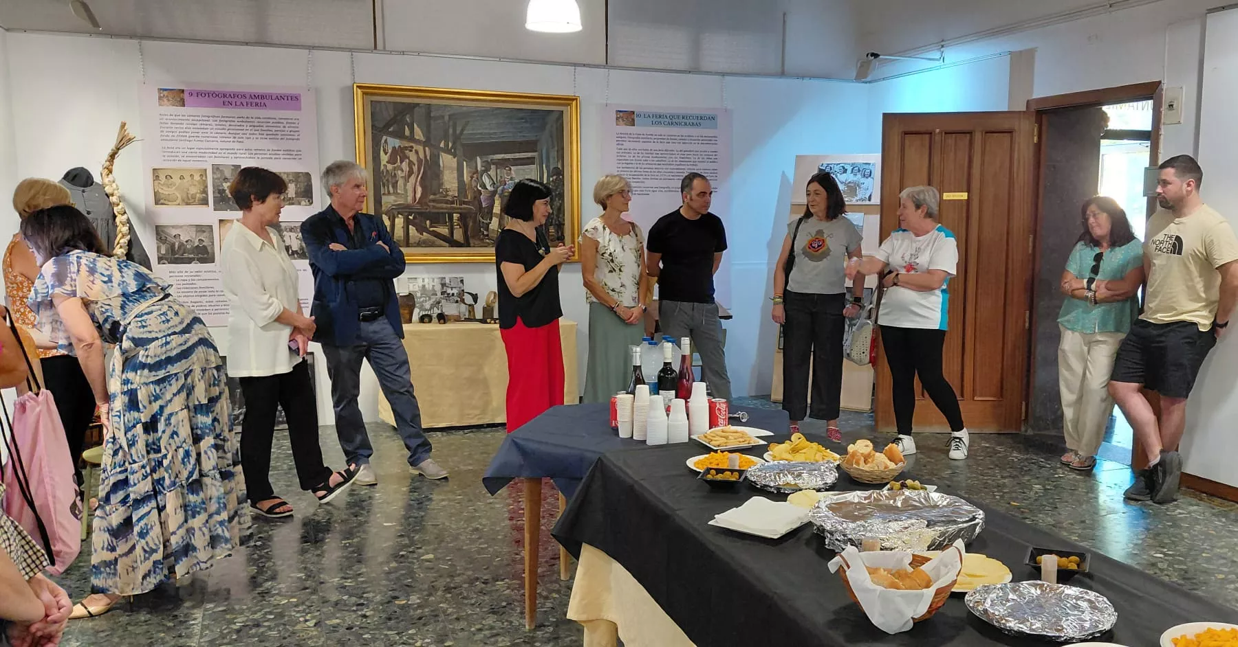 Inauguración de la exposición ‘Historia de las ferias de Ayerbe’.