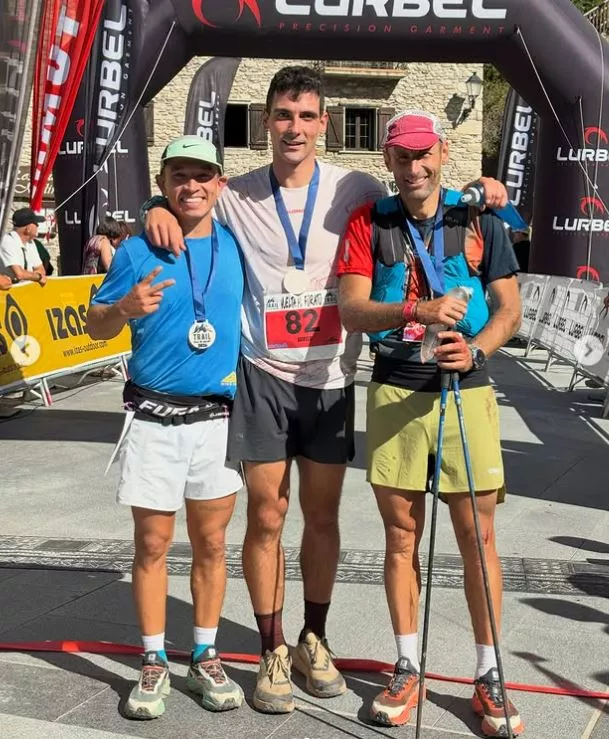Podio masculino Vuelta al Forato
