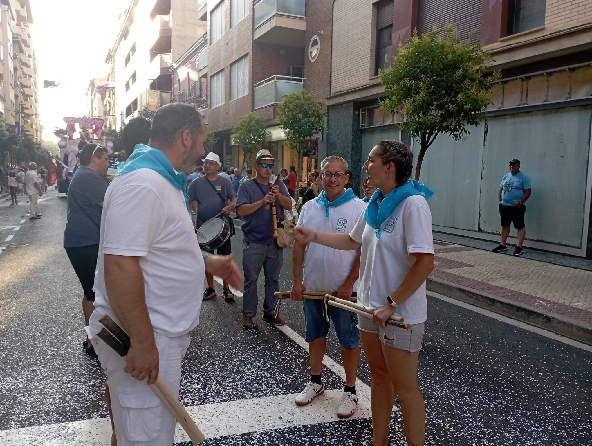 Desfile de las fiestas de Sabñánigo