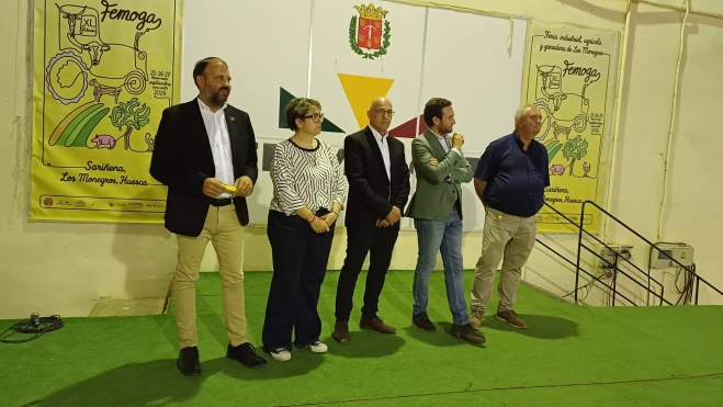 Las autoridades, en la clausura. Las autoridades, en la clausura.