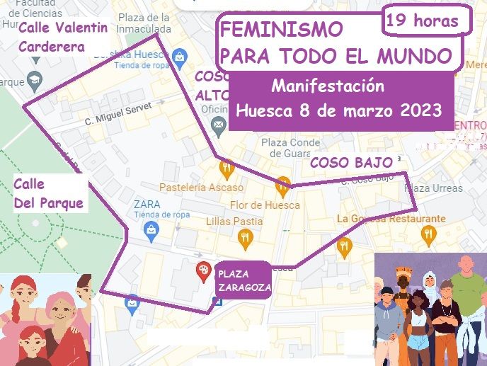 Recorrido de la manifestación