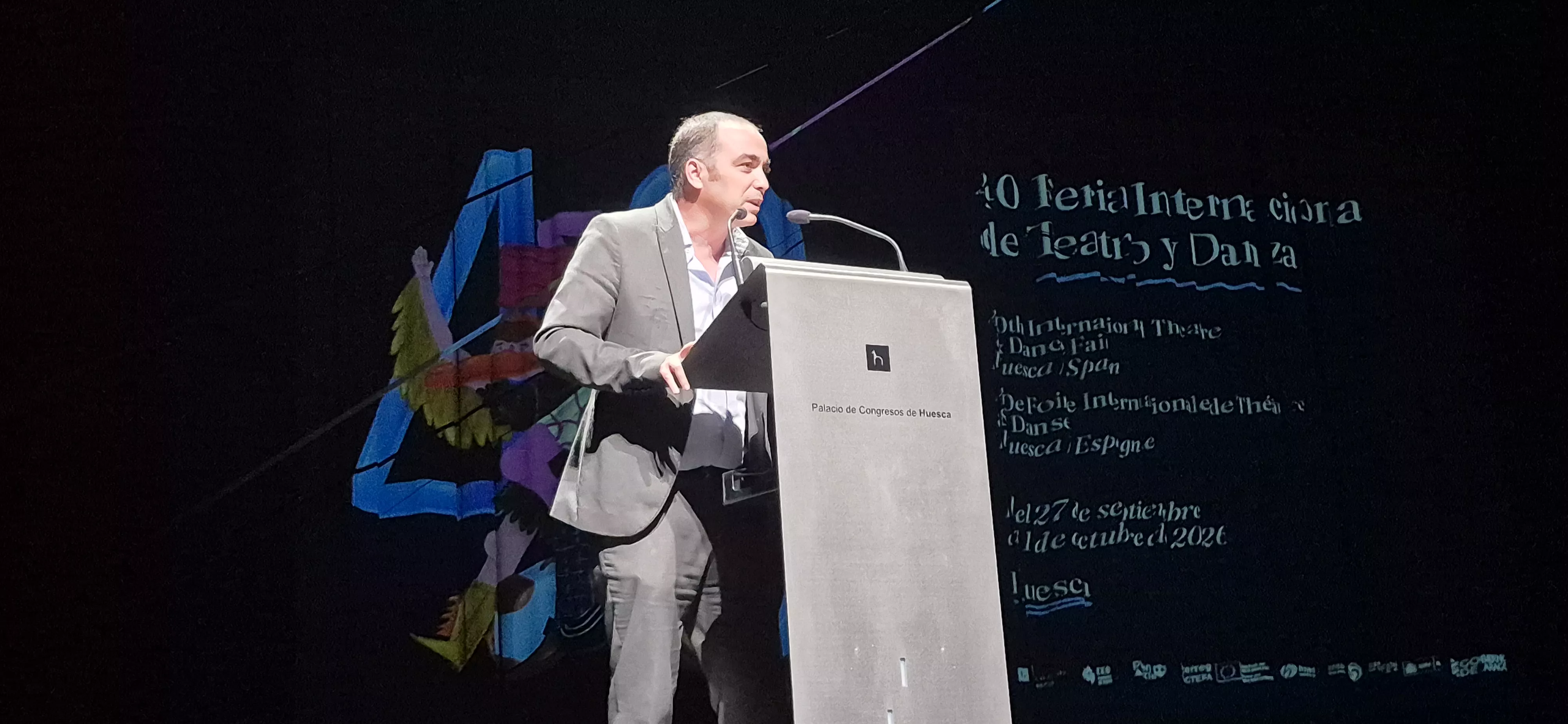 Inauguración de la 40 Feria Internacional de Teatro y Danza de Huesca. Foto Myriam Martínez