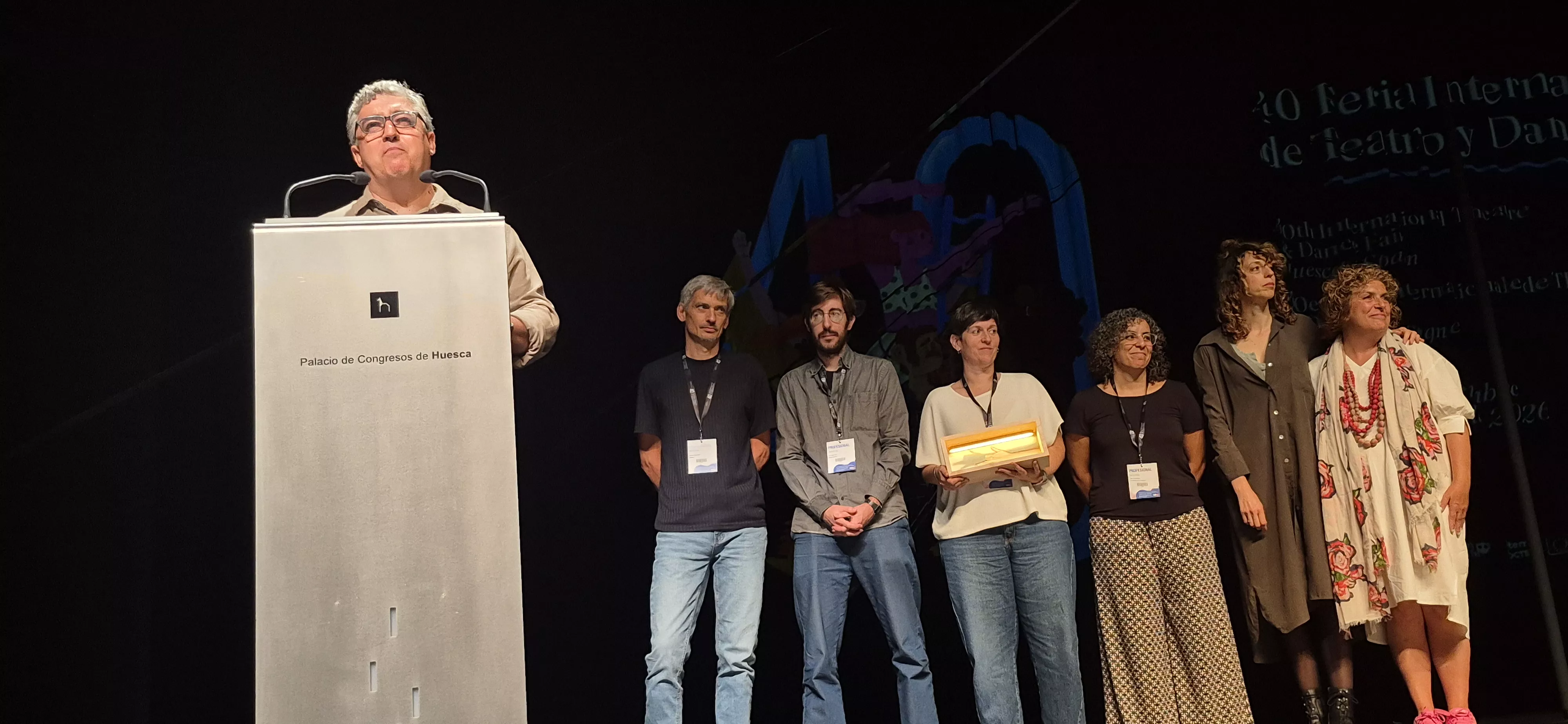 Inauguración de la 40 Feria Internacional de Teatro y Danza de Huesca. Foto Myriam Martínez