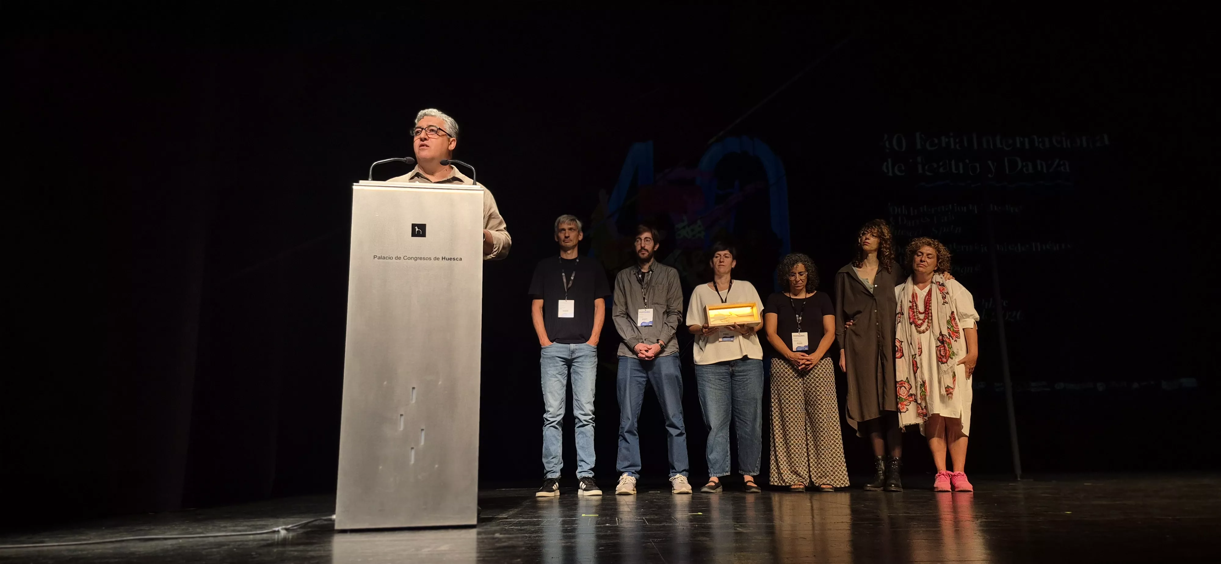 Inauguración de la 40 Feria Internacional de Teatro y Danza de Huesca. Foto Myriam Martínez