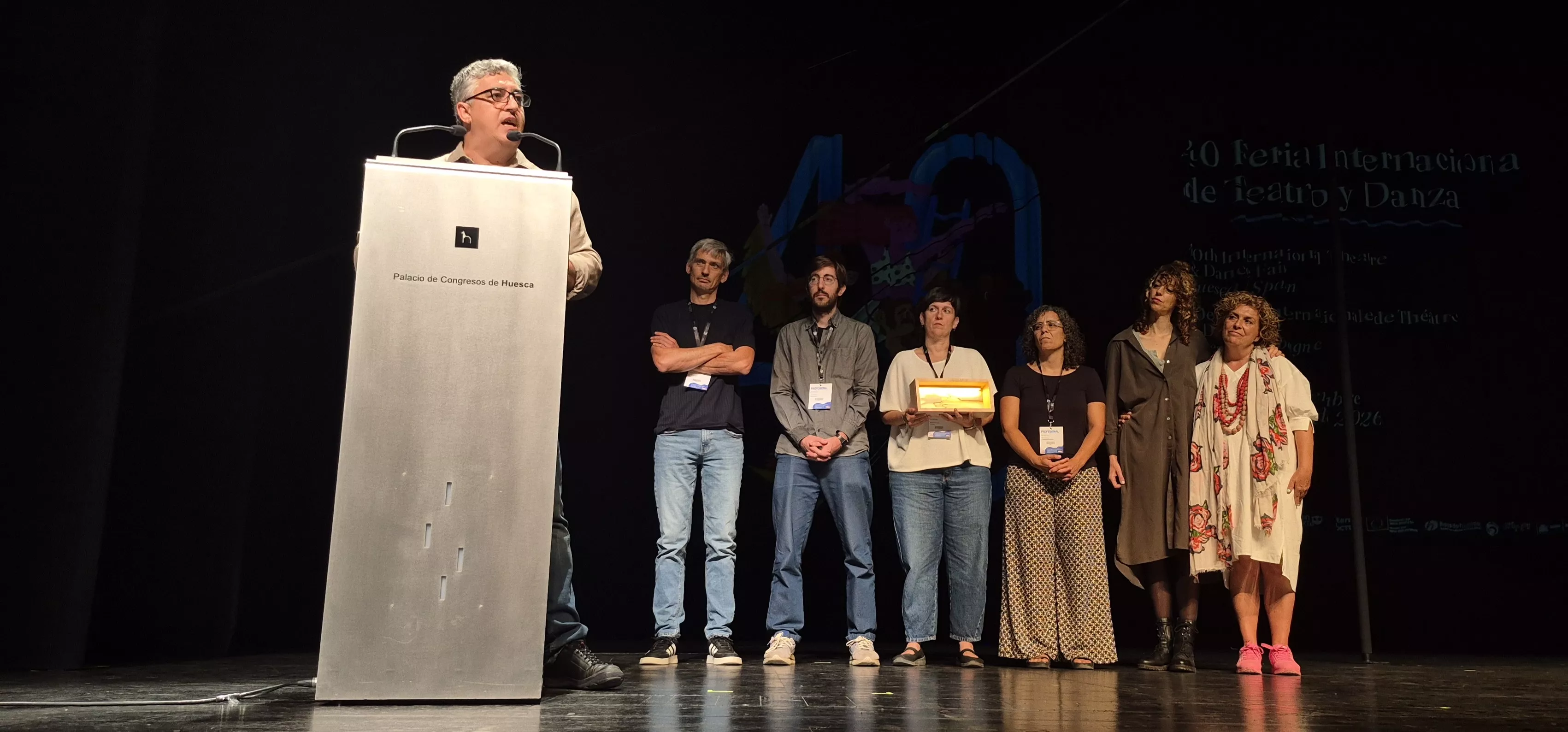 Inauguración de la 40 Feria Internacional de Teatro y Danza de Huesca. Foto Myriam Martínez