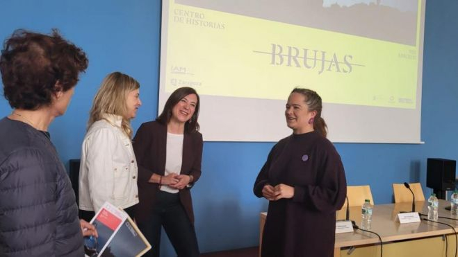 Inauguración de la exposición en el Centro de Historias de Zaragoza Inauguración de la exposición en el Centro de Historias de Zaragoza