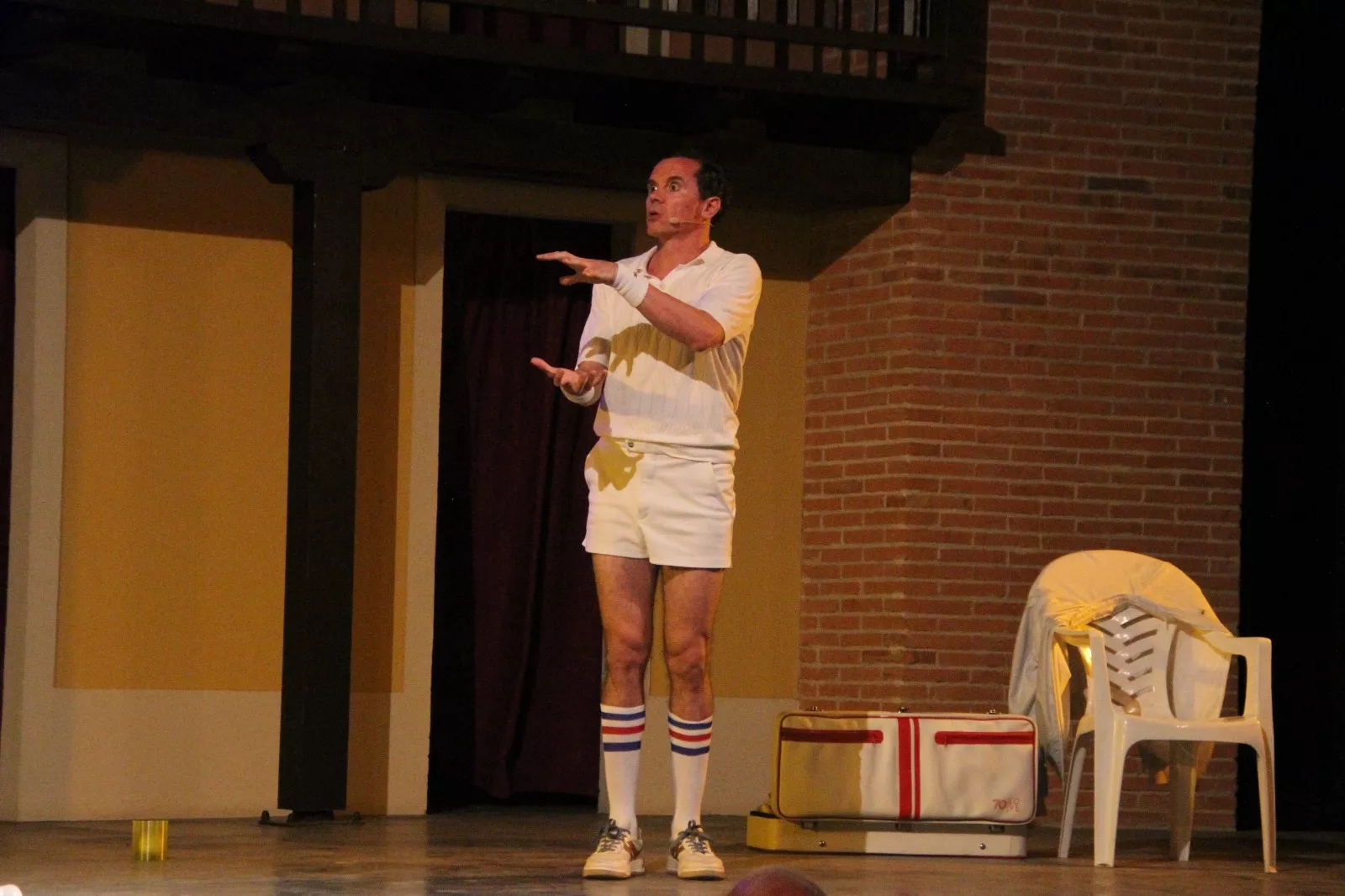 Rafa Maza en el Corral de Comedias de Robres. Foto Carlos Neofato