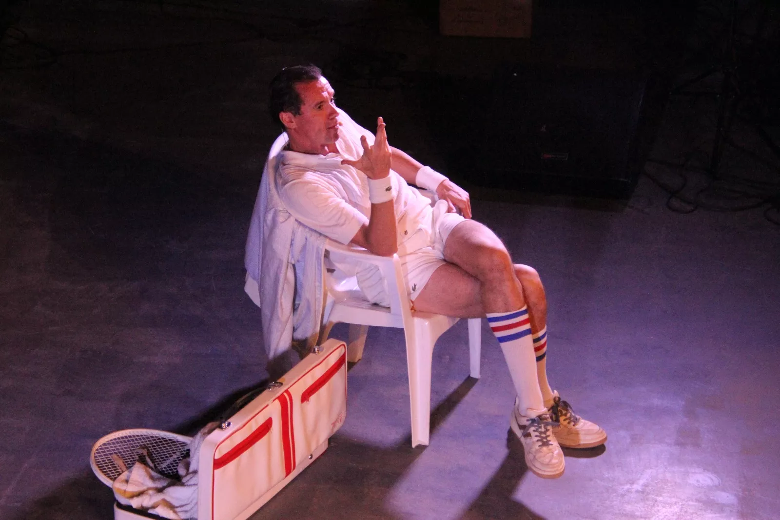 Rafa Maza en el Corral de Comedias de Robres. Foto Carlos Neofato