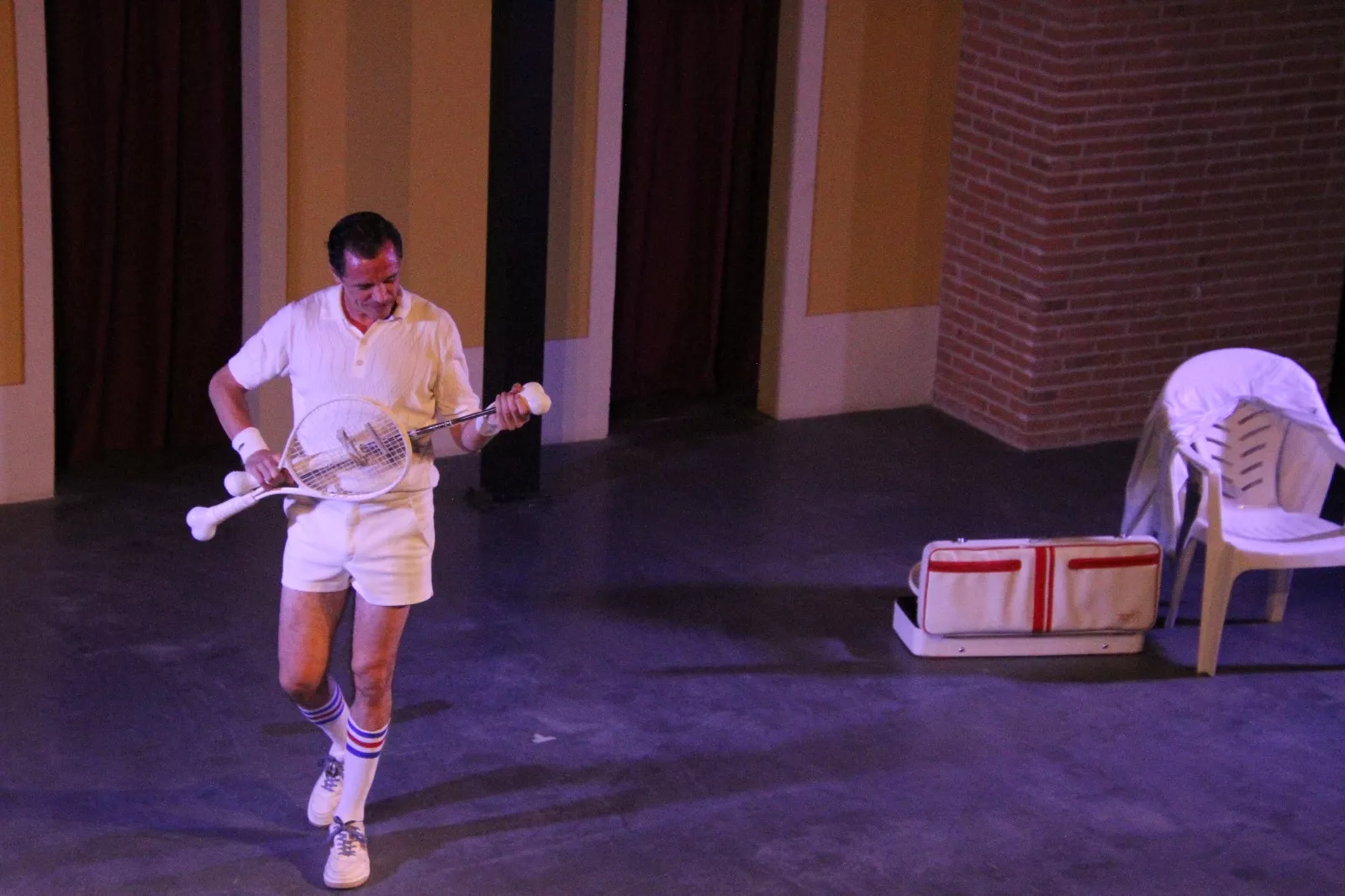 Rafa Maza en el Corral de Comedias de Robres. Foto Carlos Neofato