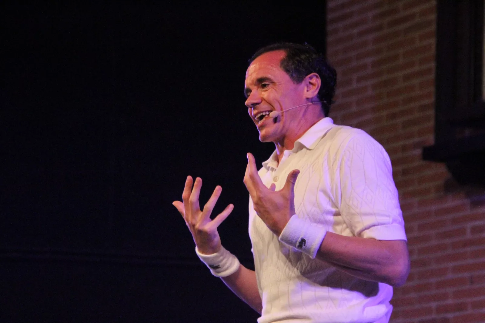 Rafa Maza en el Corral de Comedias de Robres. Foto Carlos Neofato