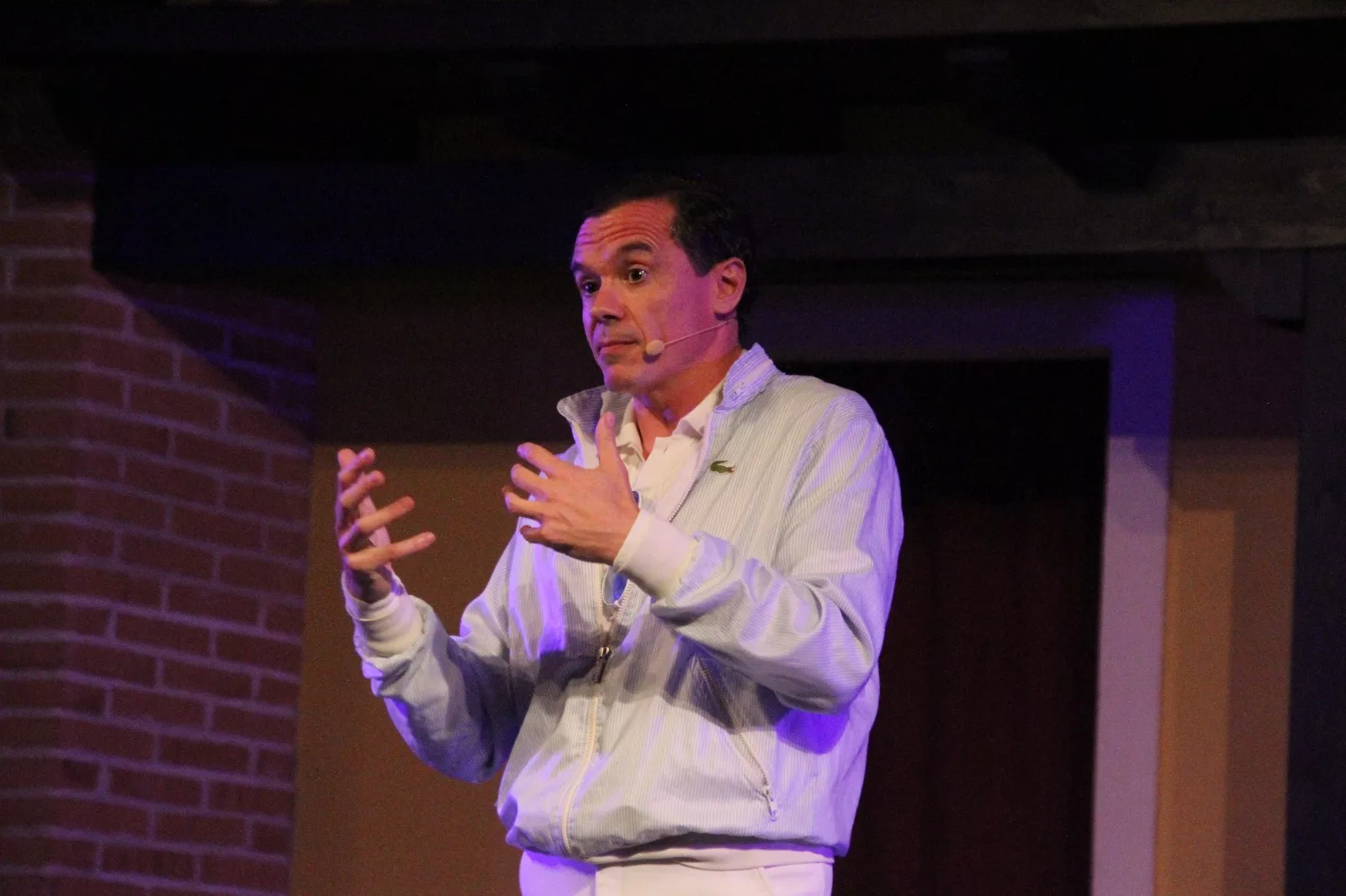 Rafa Maza en el Corral de Comedias de Robres. Foto Carlos Neofato