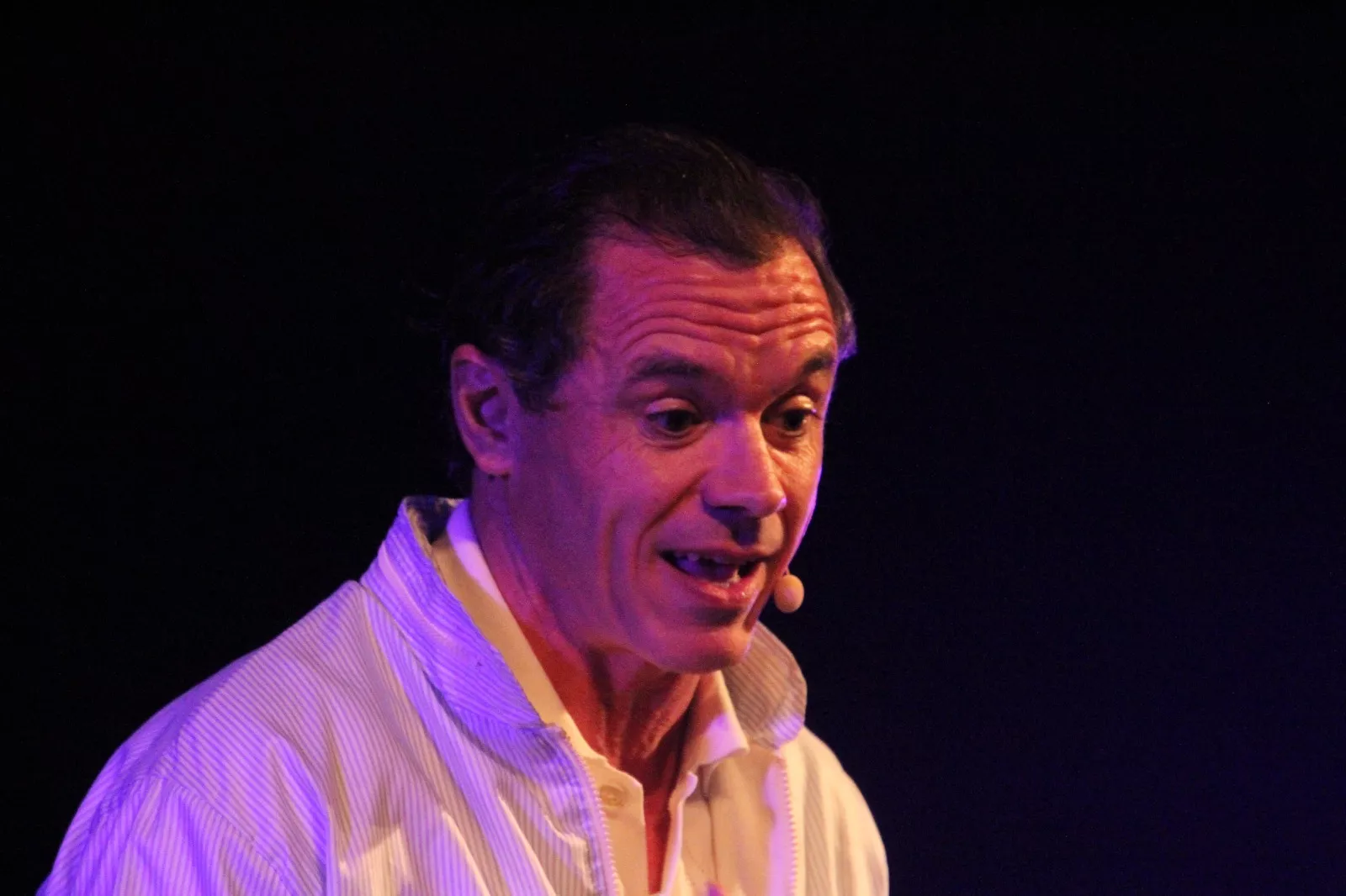 Rafa Maza en el Corral de Comedias de Robres. Foto Carlos Neofato