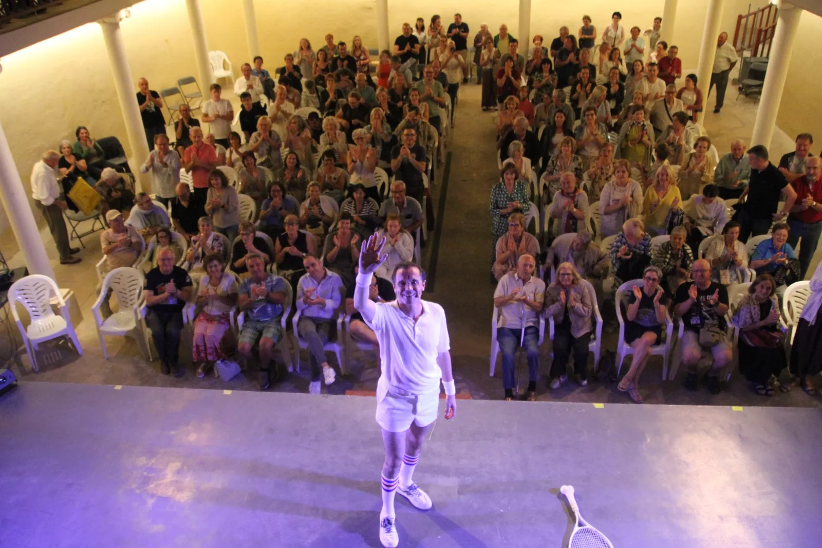 Rafa Maza en el Corral de Comedias de Robres. Foto Carlos Neofato