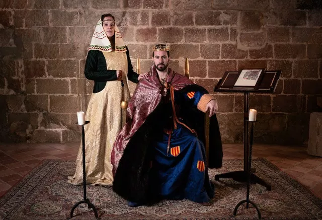 Recreadores e historiadores de Monzón organizan para Valencia el 750 aniversario de la muerte de Jaime I.