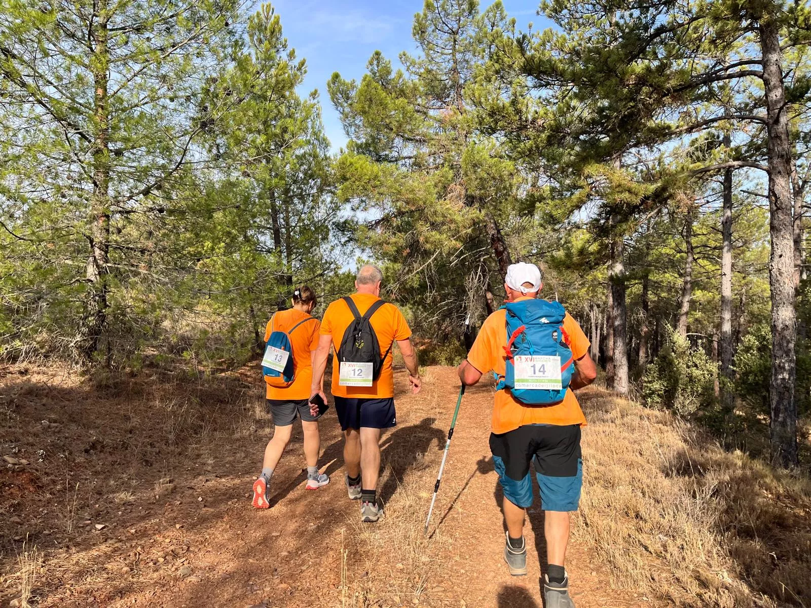 Imagen de la caminata del pasado fin de semana en la comarca del Jiloca,