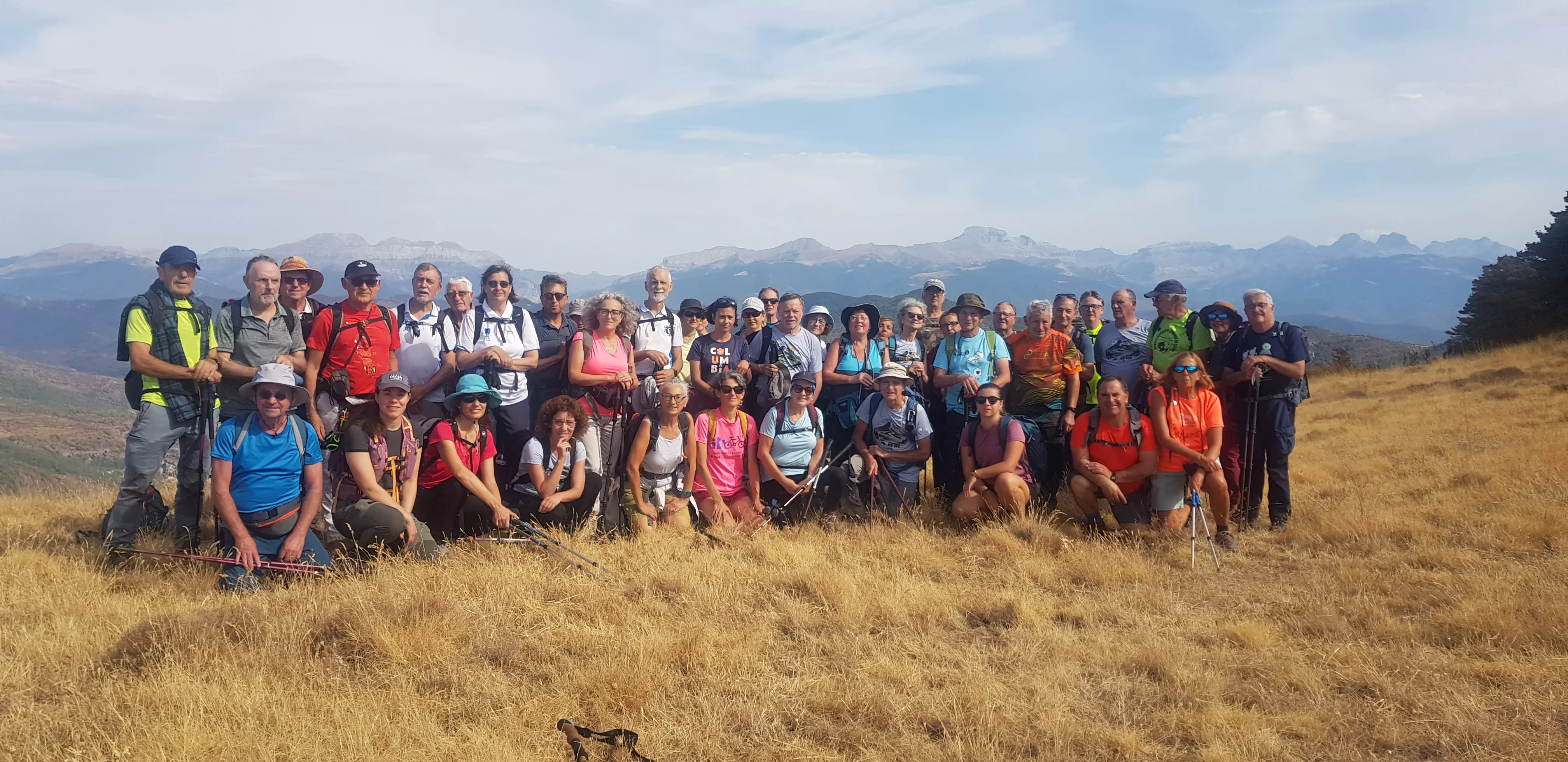 El grupo de Turismo por el Alto Aragón de Peña Guara.