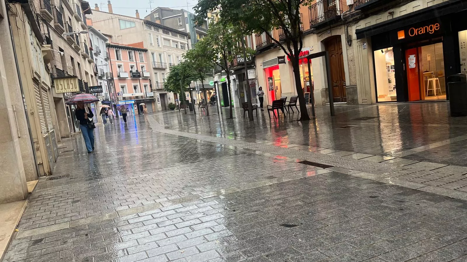 Huesca en aviso amarillo por un episodio de lluvias y tormentas.