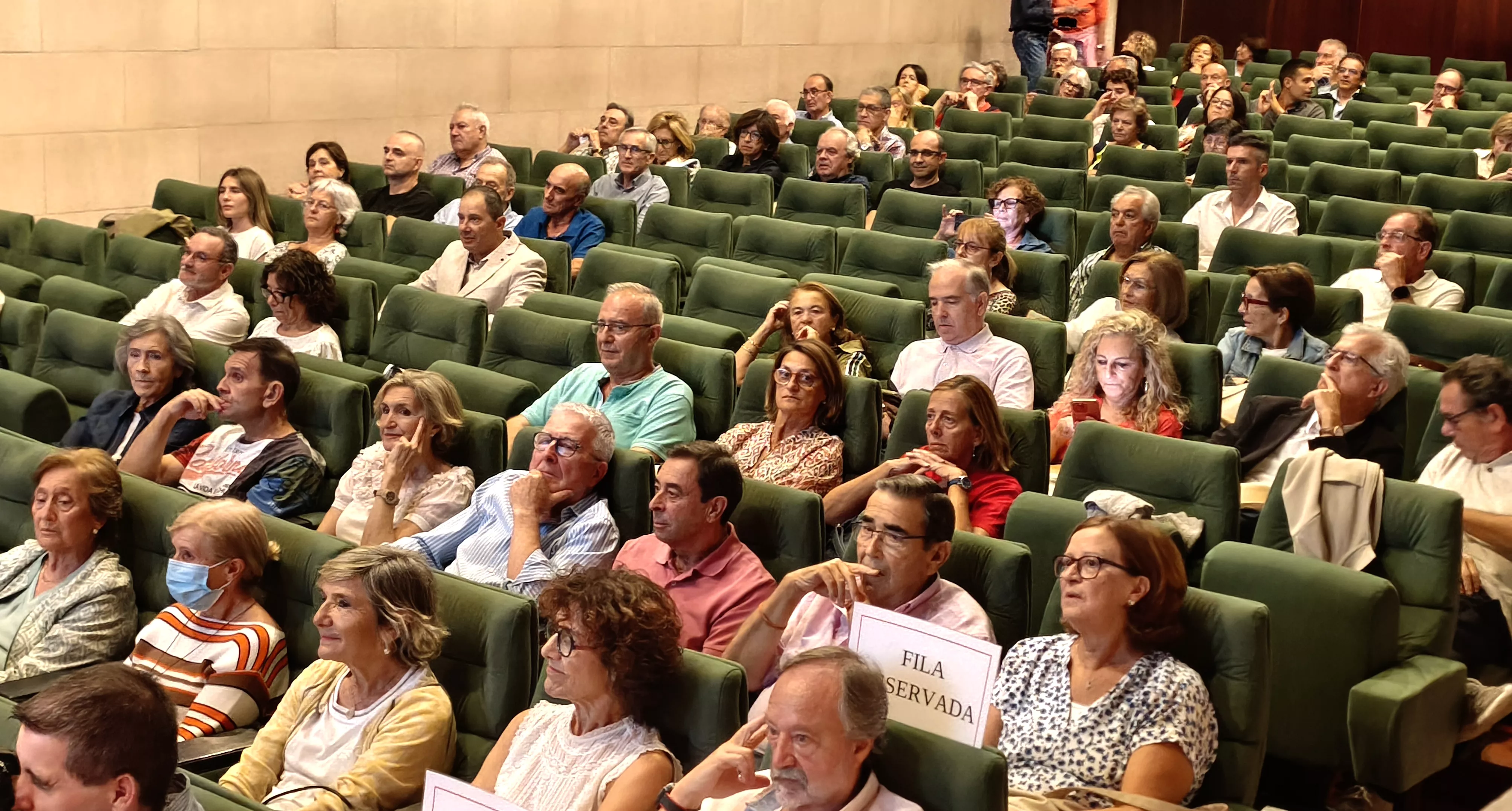 Conferencia de Francisco Gan Pampols en Huesca.