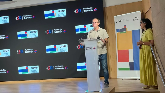 Alfredo Serreta y Alexia en la presentación.