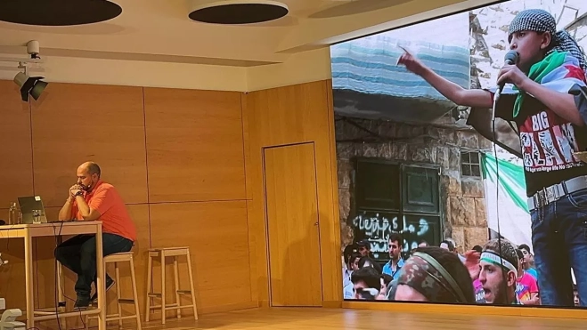 Presentación de la novela de Antonio Pampliega en la Fundación Ibercaja.