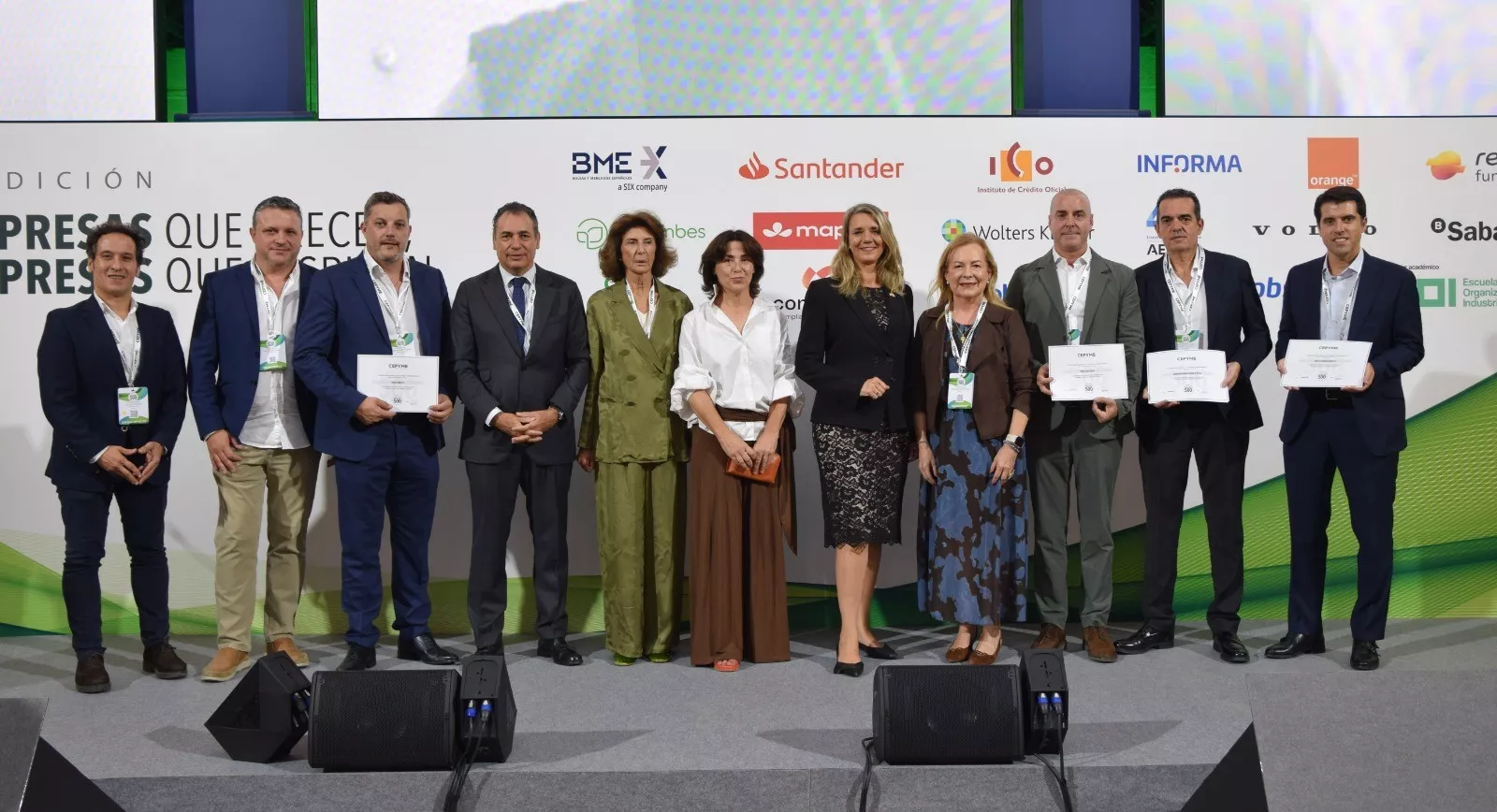 Reconocidos dentro de Cepyme500 con representantes empresariales aragoneses