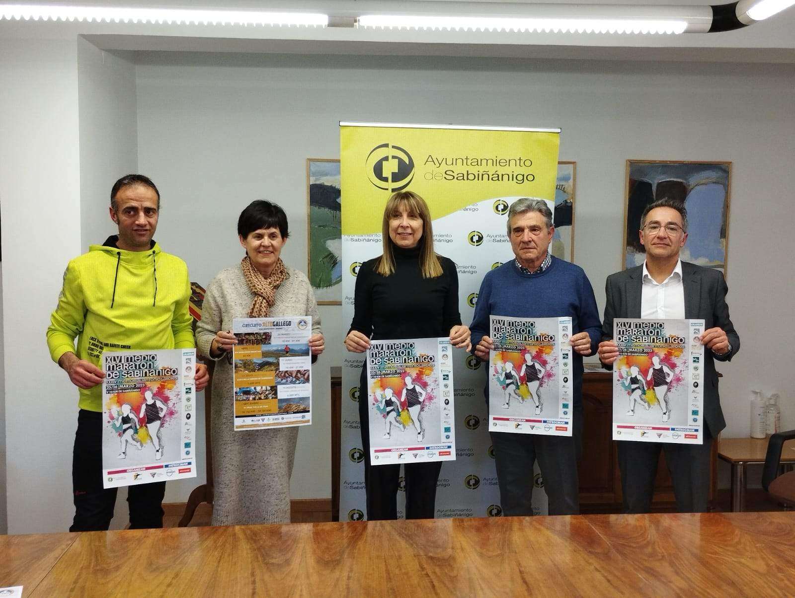 Imagen de la presentacion Media Maratón de Sabiñánigo. Foto: Ayuntamiento de Sabiñánigo.