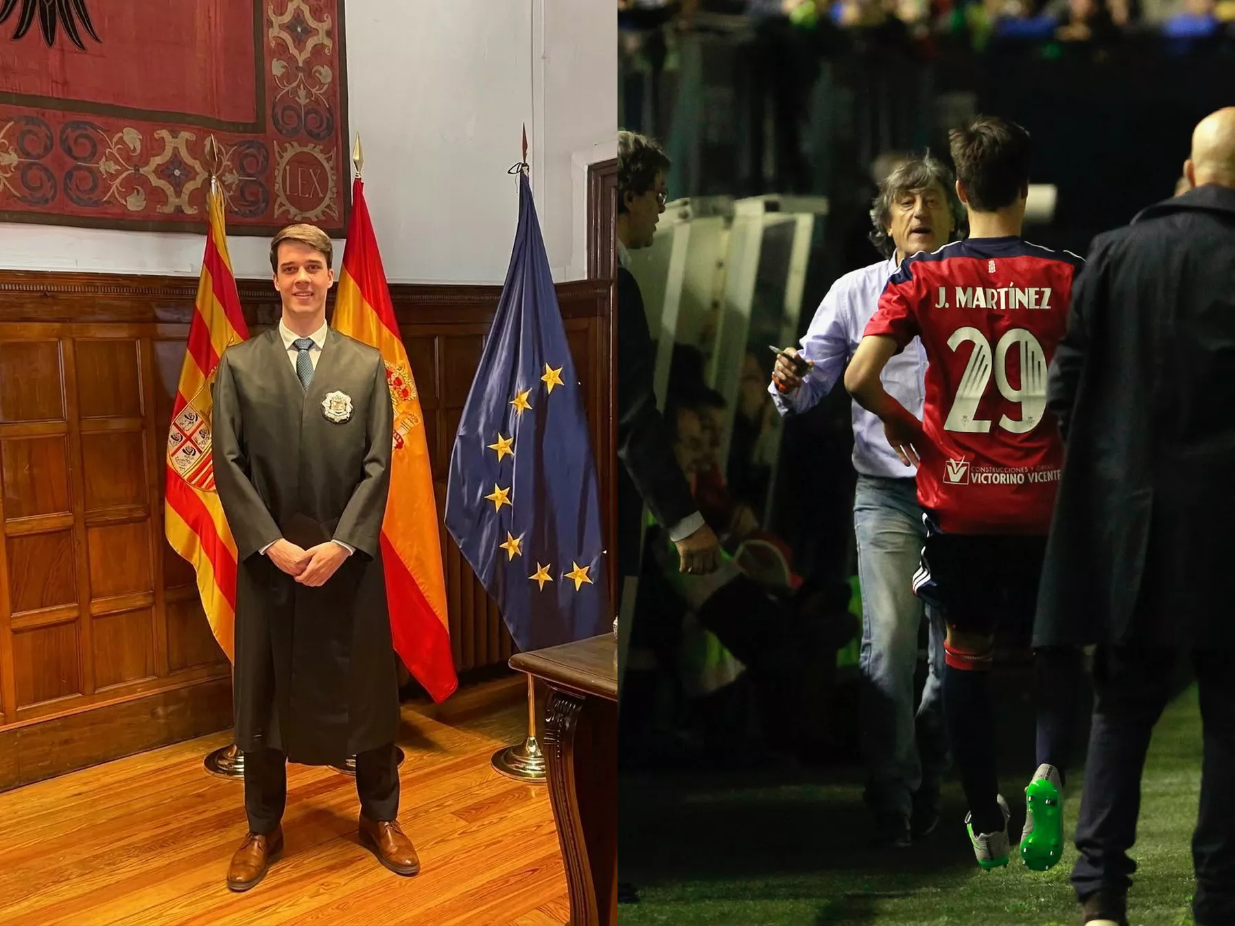 Javier Martínez Tabernero, de jugar en Osasuna a juez instructor del crimen de Yesa.
