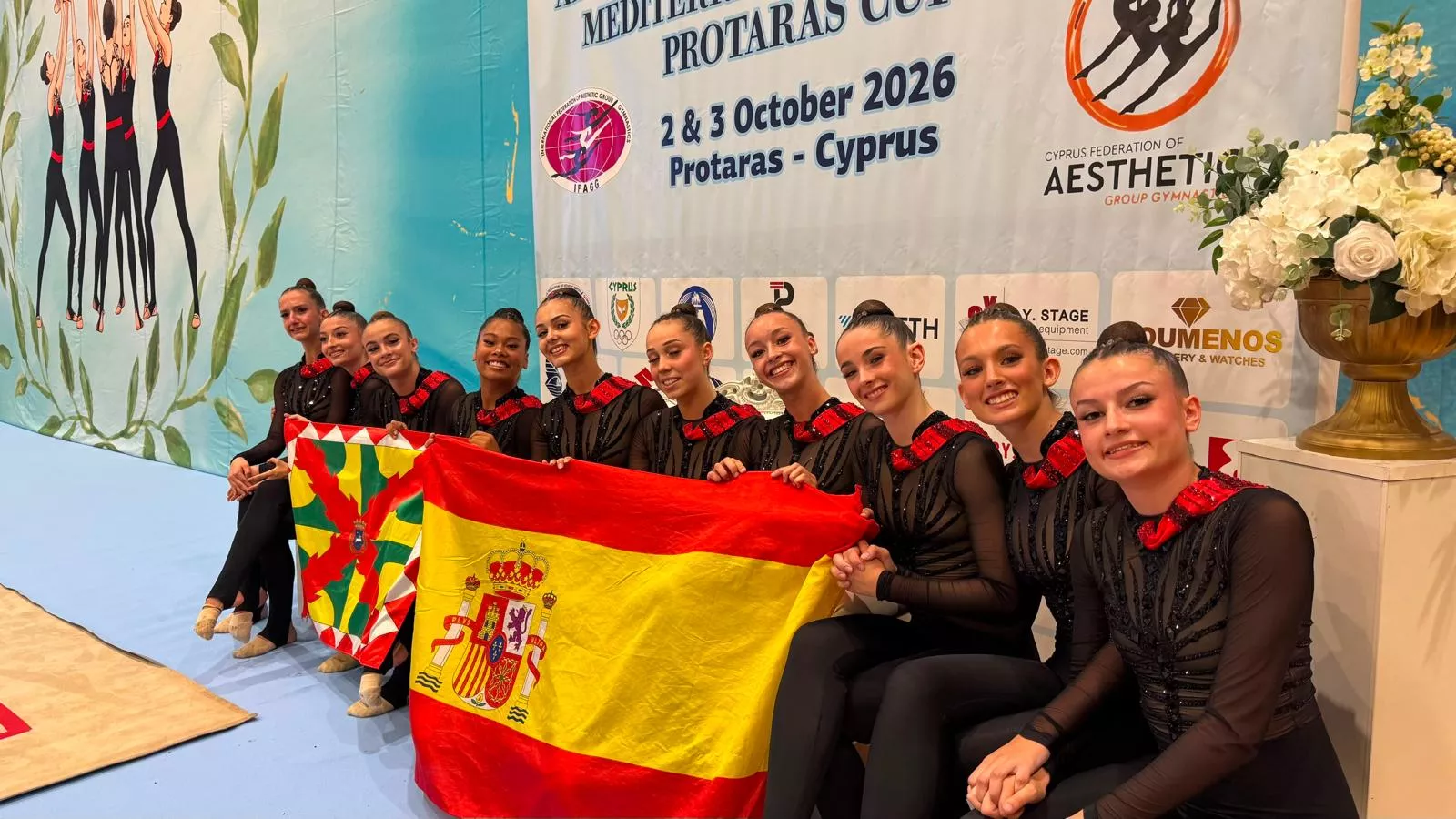 El Club 90 en los Juegos del Mediterráneo y la Protaras Cup de Chipre de gimnasia estética