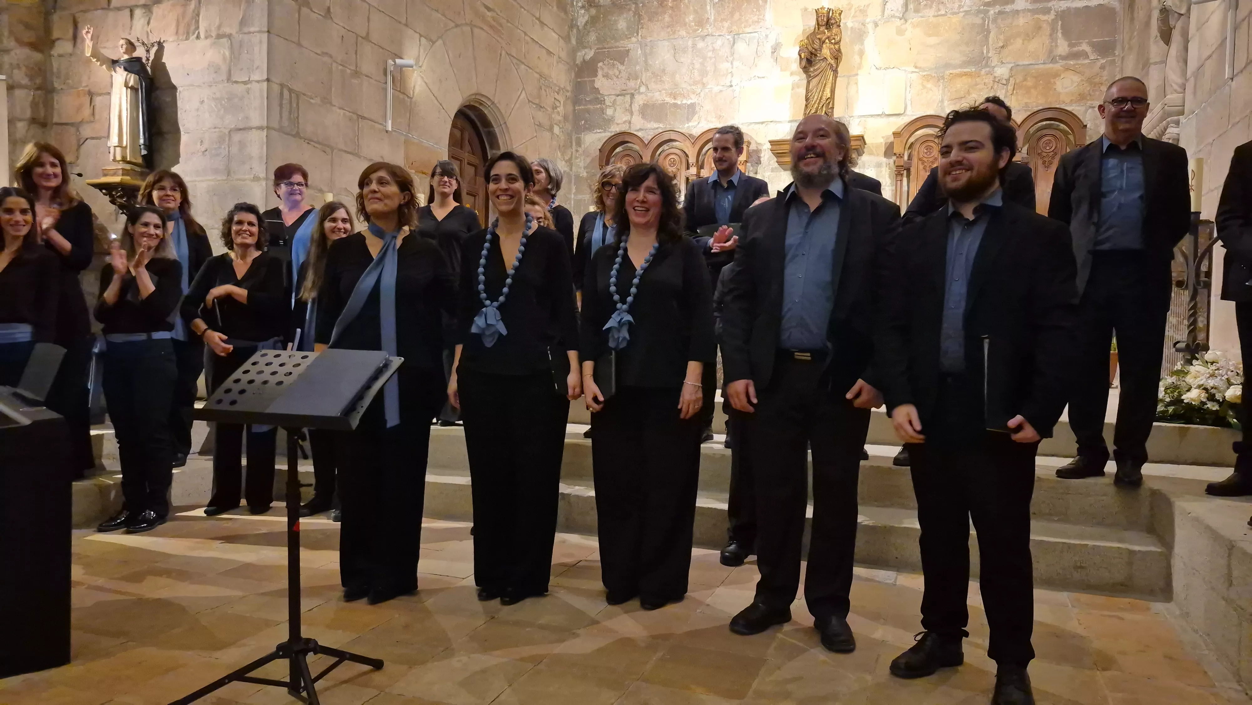 Teselas Ensemble Vocal. Primera edición de Voces en el Pirineo. Foto Myriam Martínez