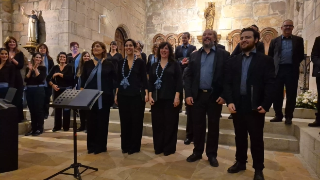 Teselas Ensemble Vocal. Primera edición de Voces en el Pirineo. Foto Myriam Martínez