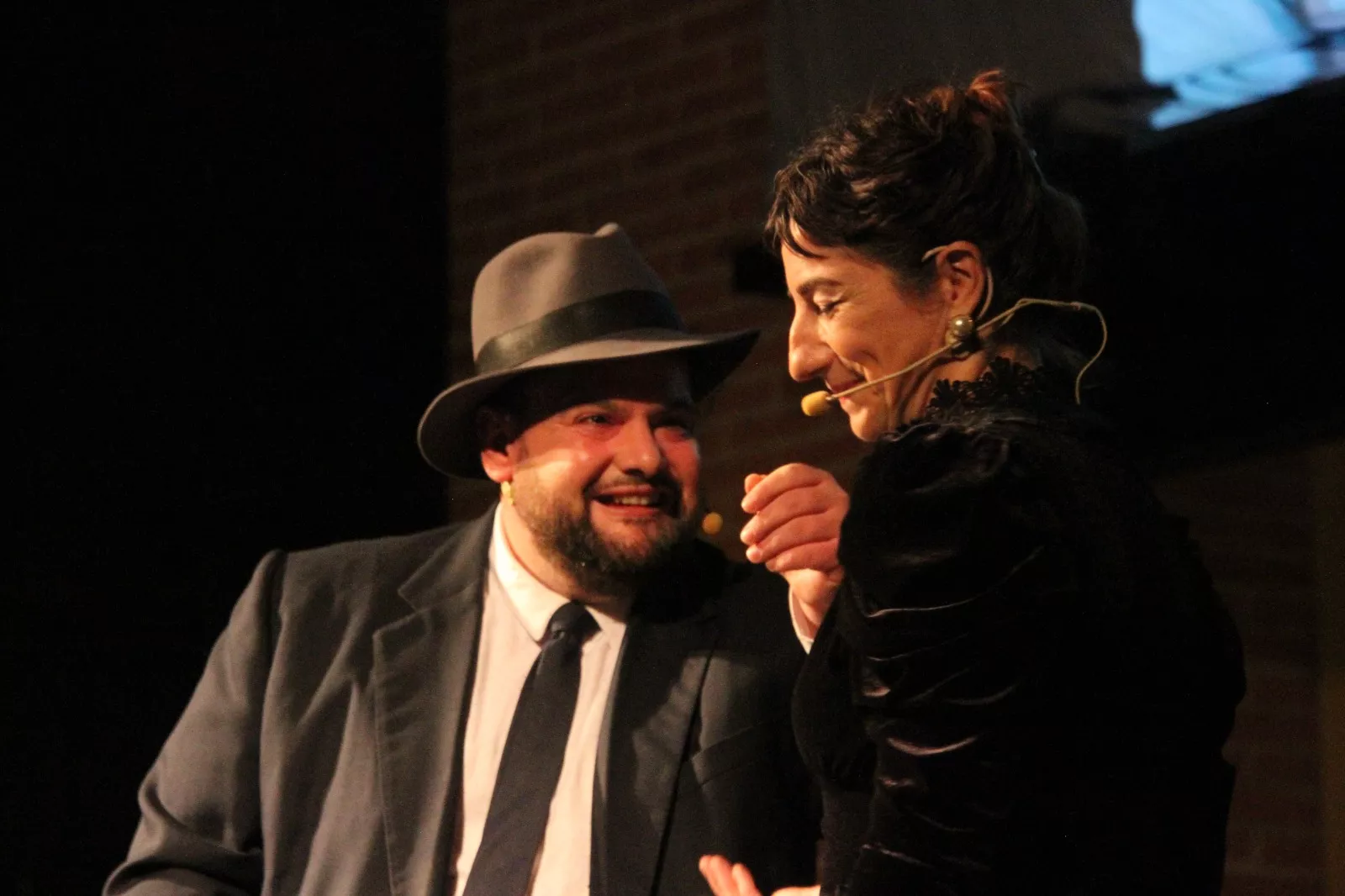 Reestreno de 'Entre dos amores' en el Corral de Comedias de Robres. Foto Carlos Neofato