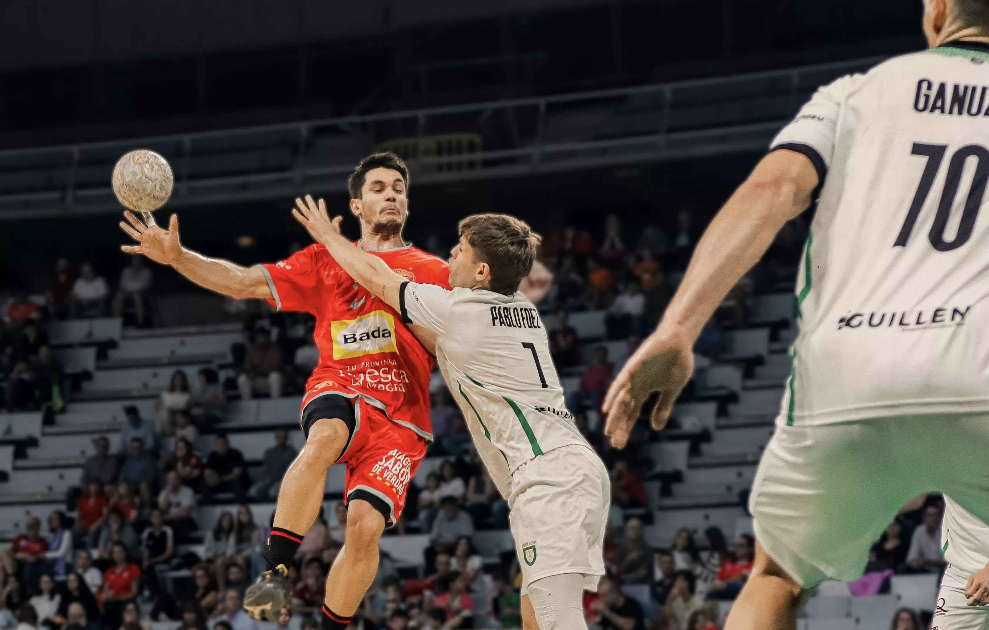 El orgullo de Bada Huesca brinda al Palacio la cuarta victoria de la temporada (35-32)