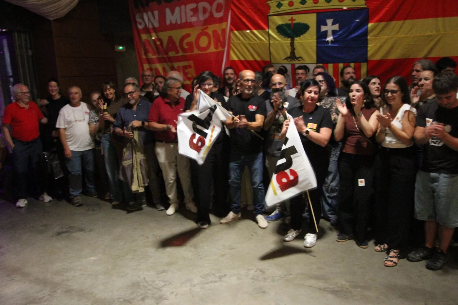 Celebración en Huesca del 40 aniversario de CHA. Foto Carlos Neofato