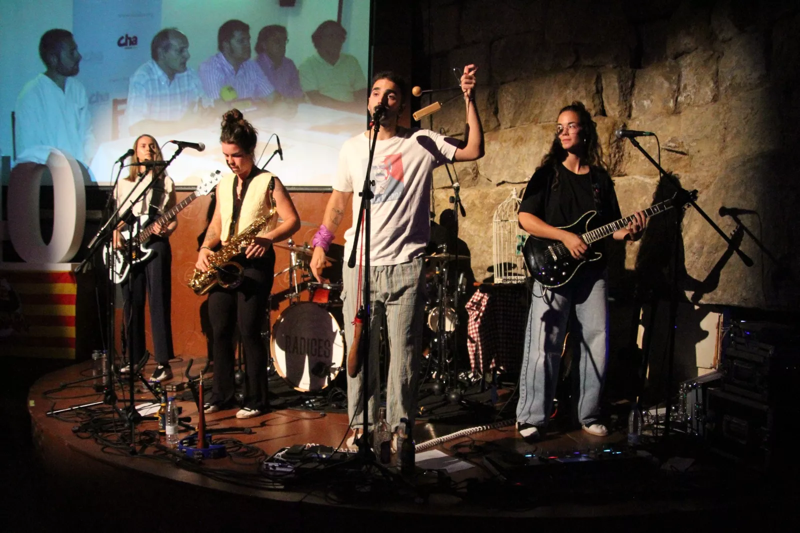 Celebración en Huesca del 40 aniversario de CHA. Foto Carlos Neofato