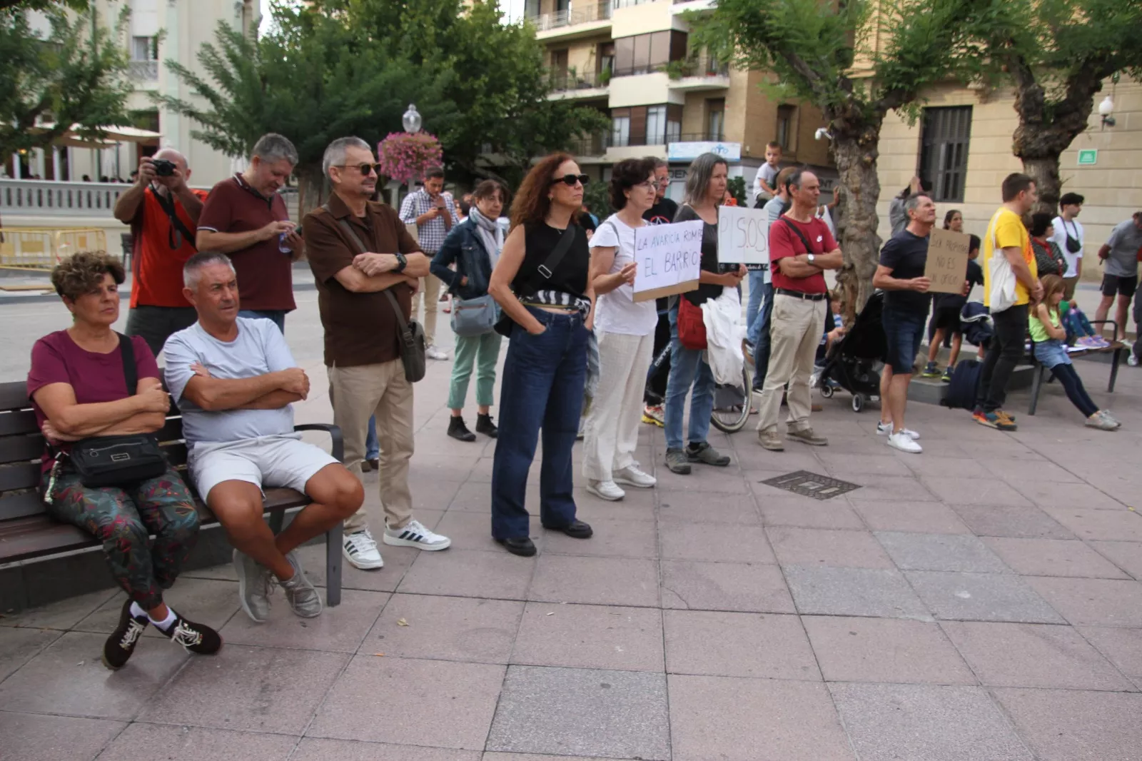 Protesta por la vivienda en Huesca. Foto Carlos Neofato