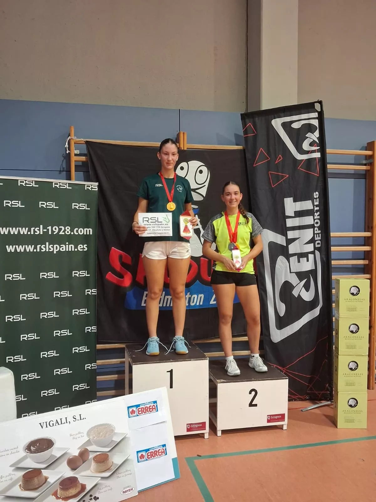 Torneo de Zaragoza. Badminton Huesca