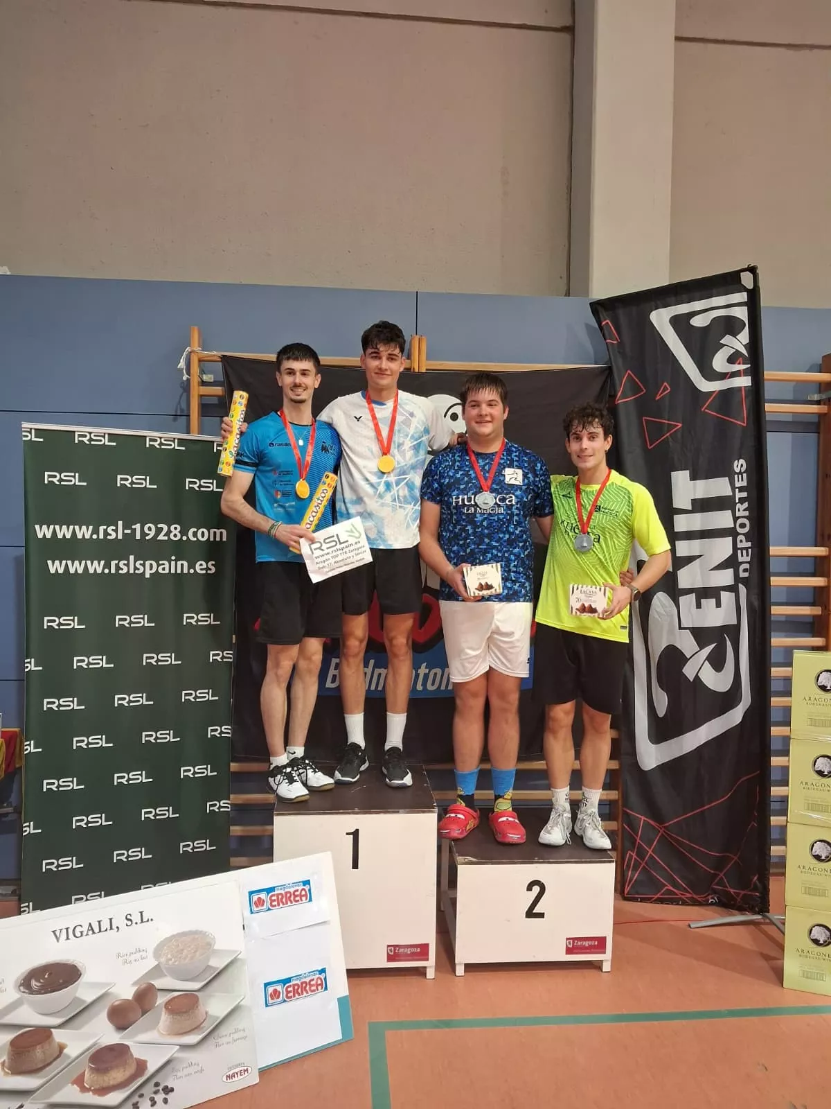 Torneo de Zaragoza. Badminton Huesca 