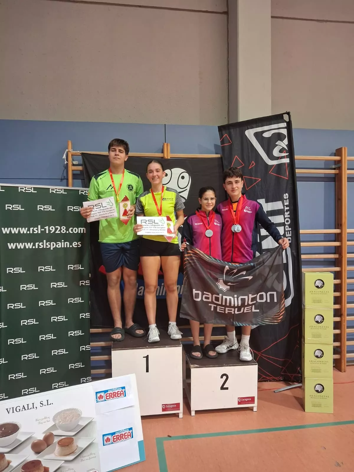 Torneo de Zaragoza. Badminton Huesca 