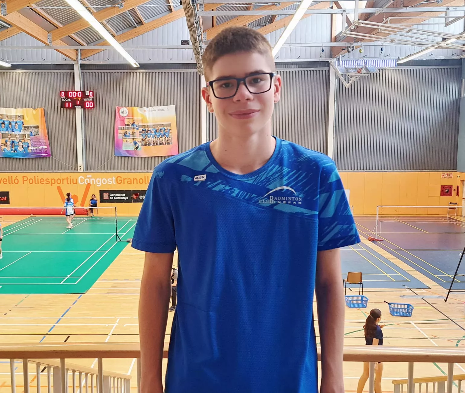 Jorge Foj (Binéfar) en el torneo de Granollers.