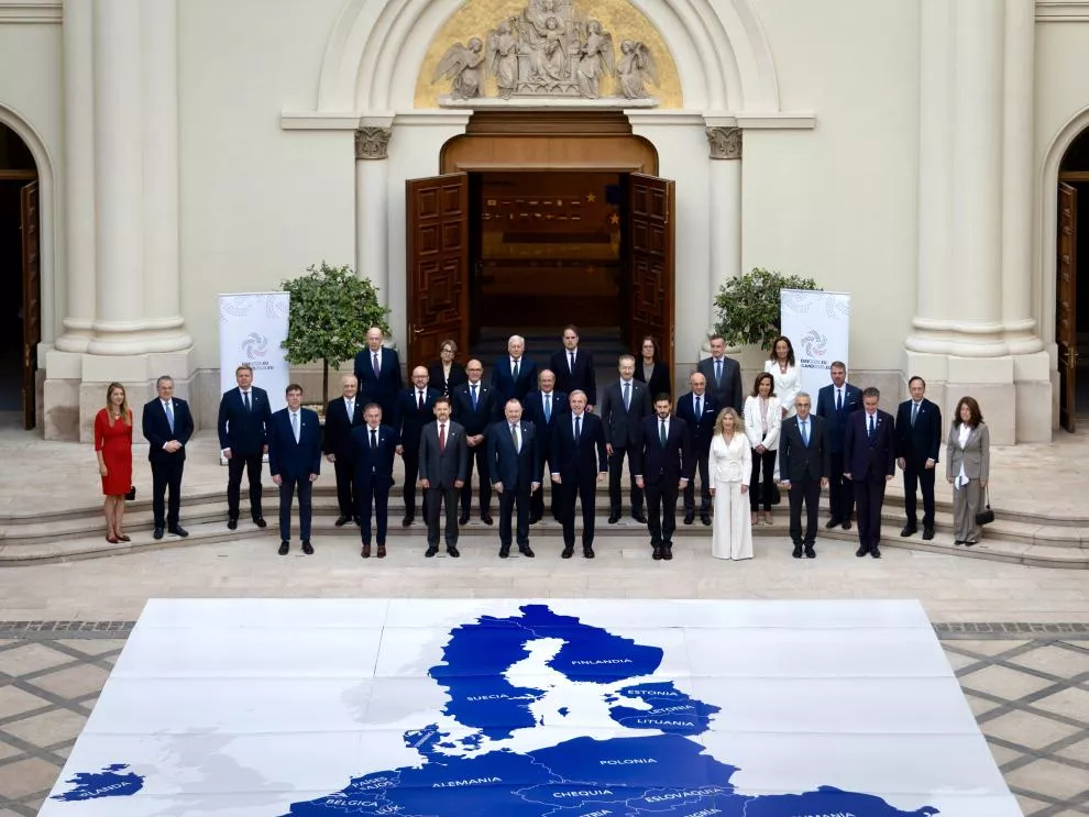 Los embajadores de la UE en el Pignatelli