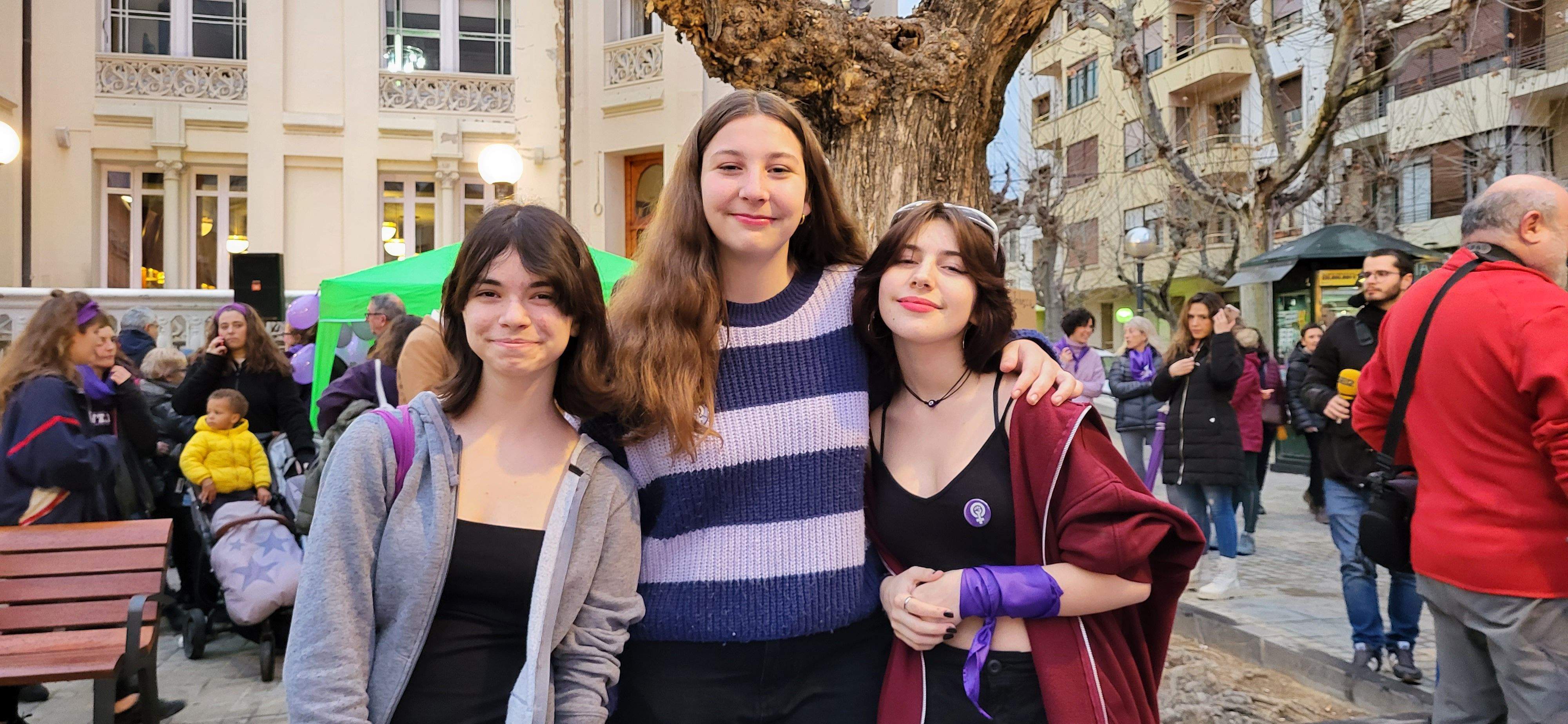 Manifestación por el 8M en Huesca. Foto: Mercedes Manterola