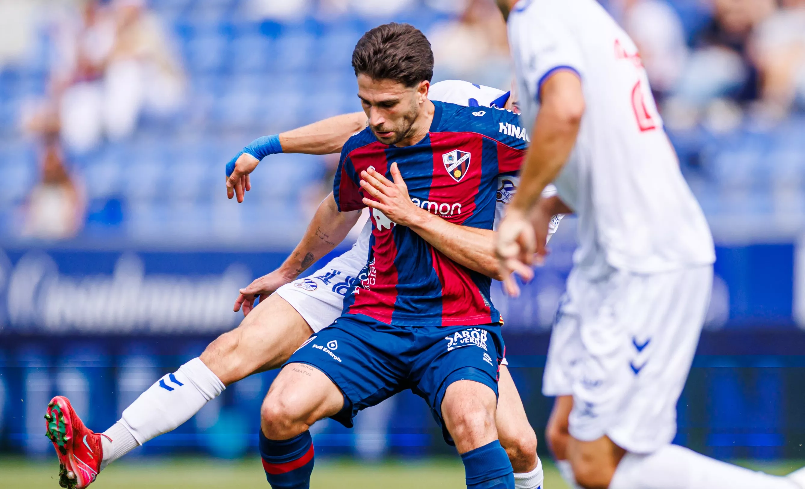 La pubalgia que le impide a Jimmy ser más protagonista con el Huesca: "Iba fundido". Foto: SD Huesca