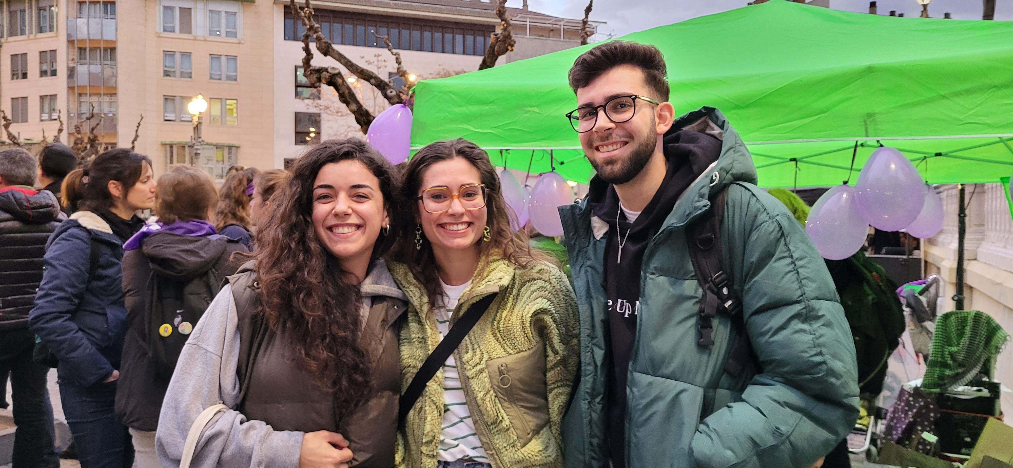 Manifestación por el 8M en Huesca. Foto: Mercedes Manterola