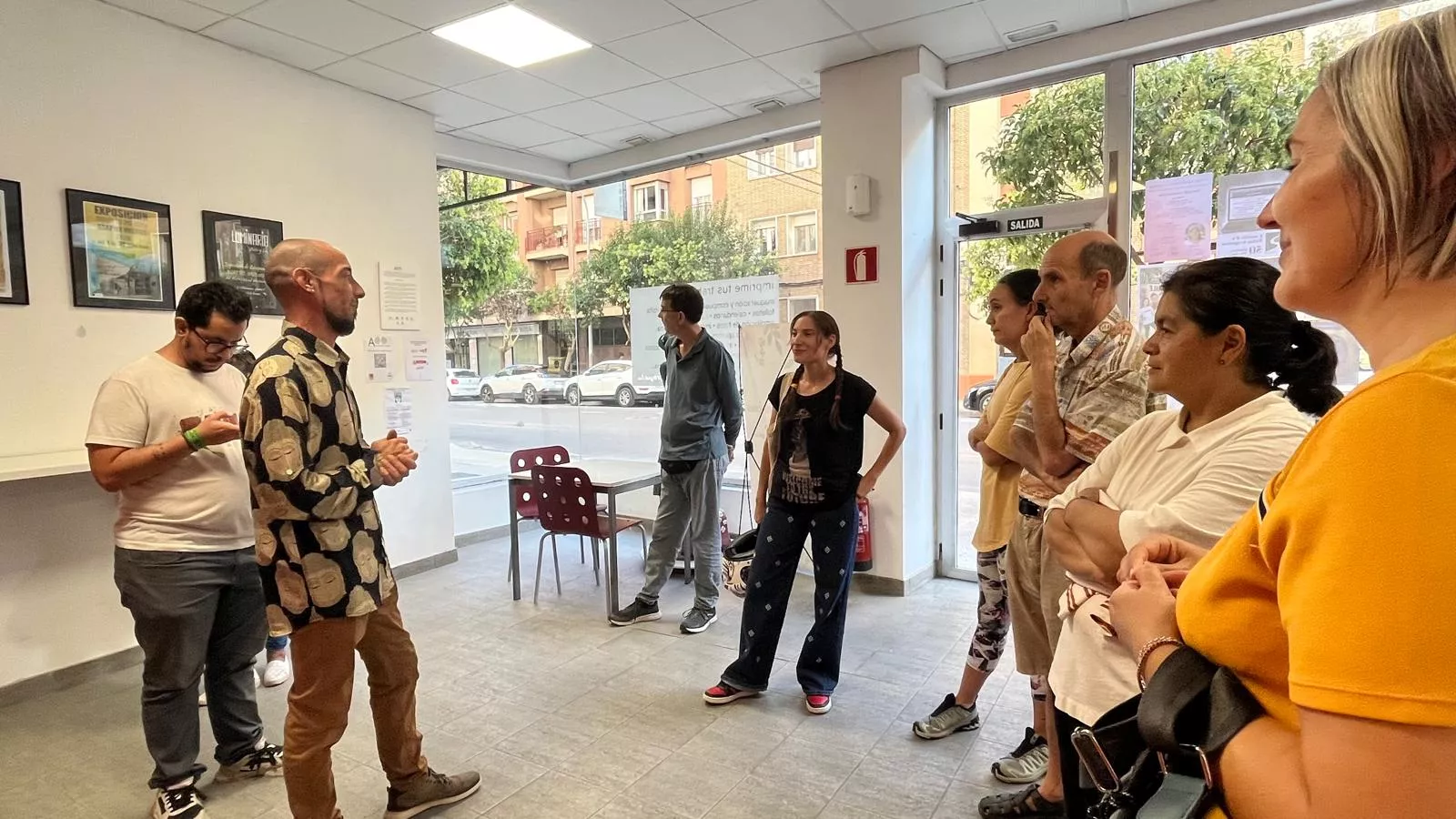 Inauguración de la exposición del Taller Creativo de Asapme. Foto Mercedes Manterola